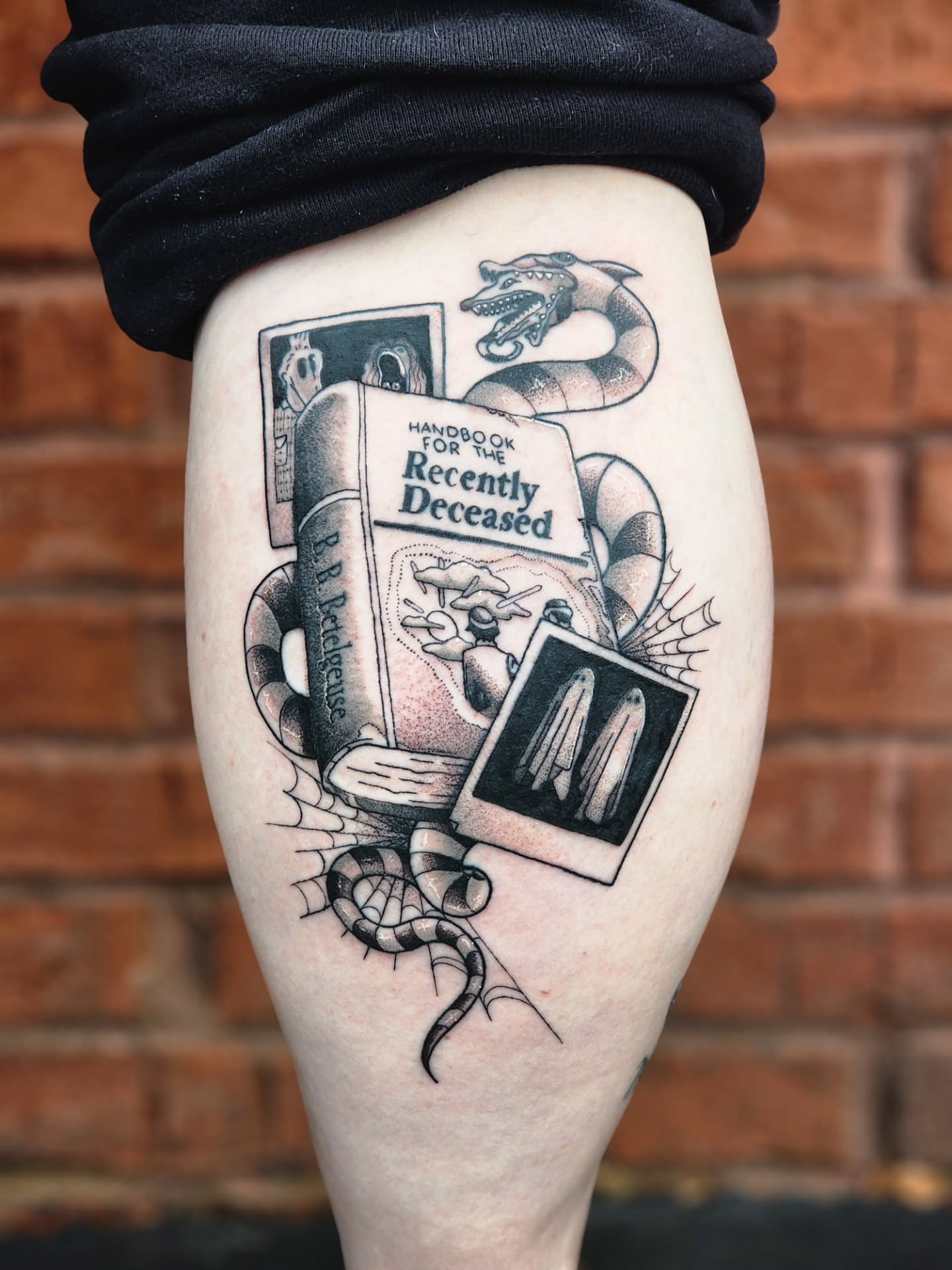 Tattoo by @mimmsytattoo — black_and_grey