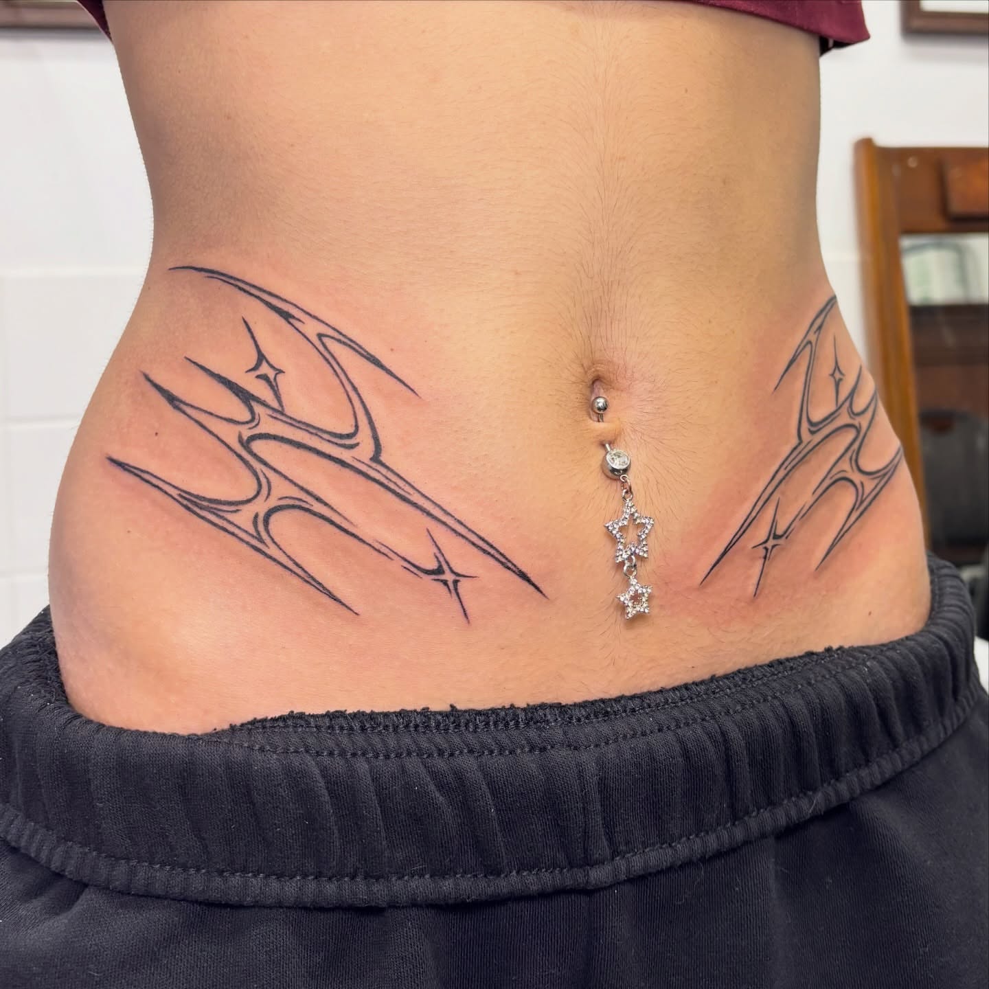 Tattoo by @mushypokes — tribal