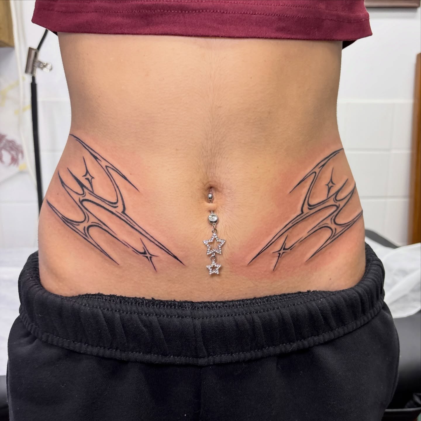 Tattoo by @mushypokes — tribal