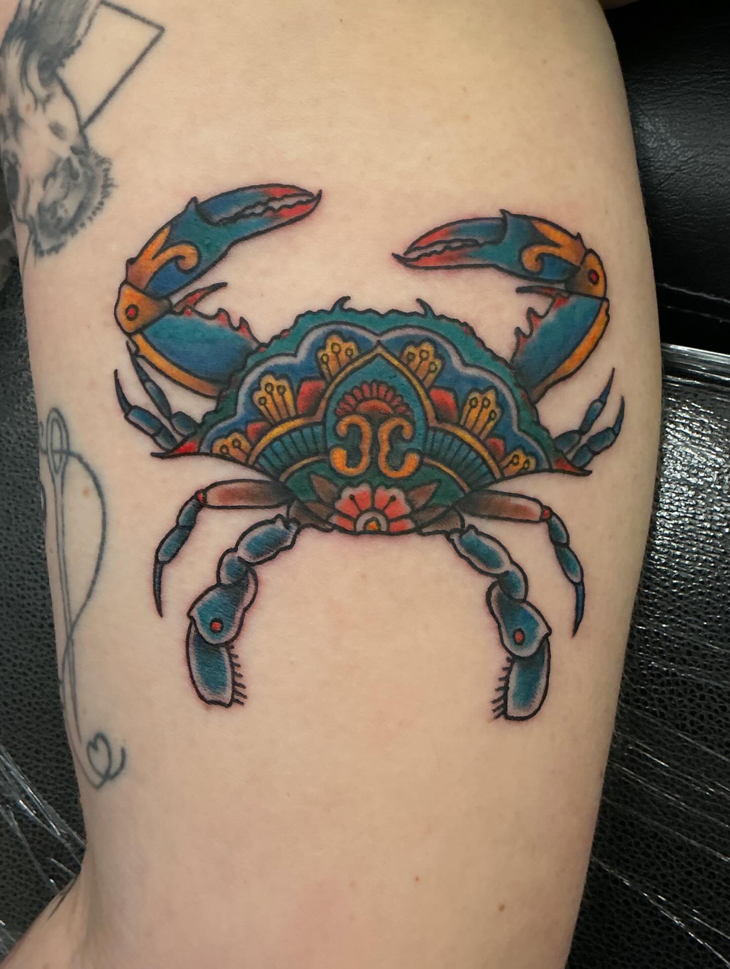 Tattoo by @tattoosbybrklyn — american_traditional, ornamental