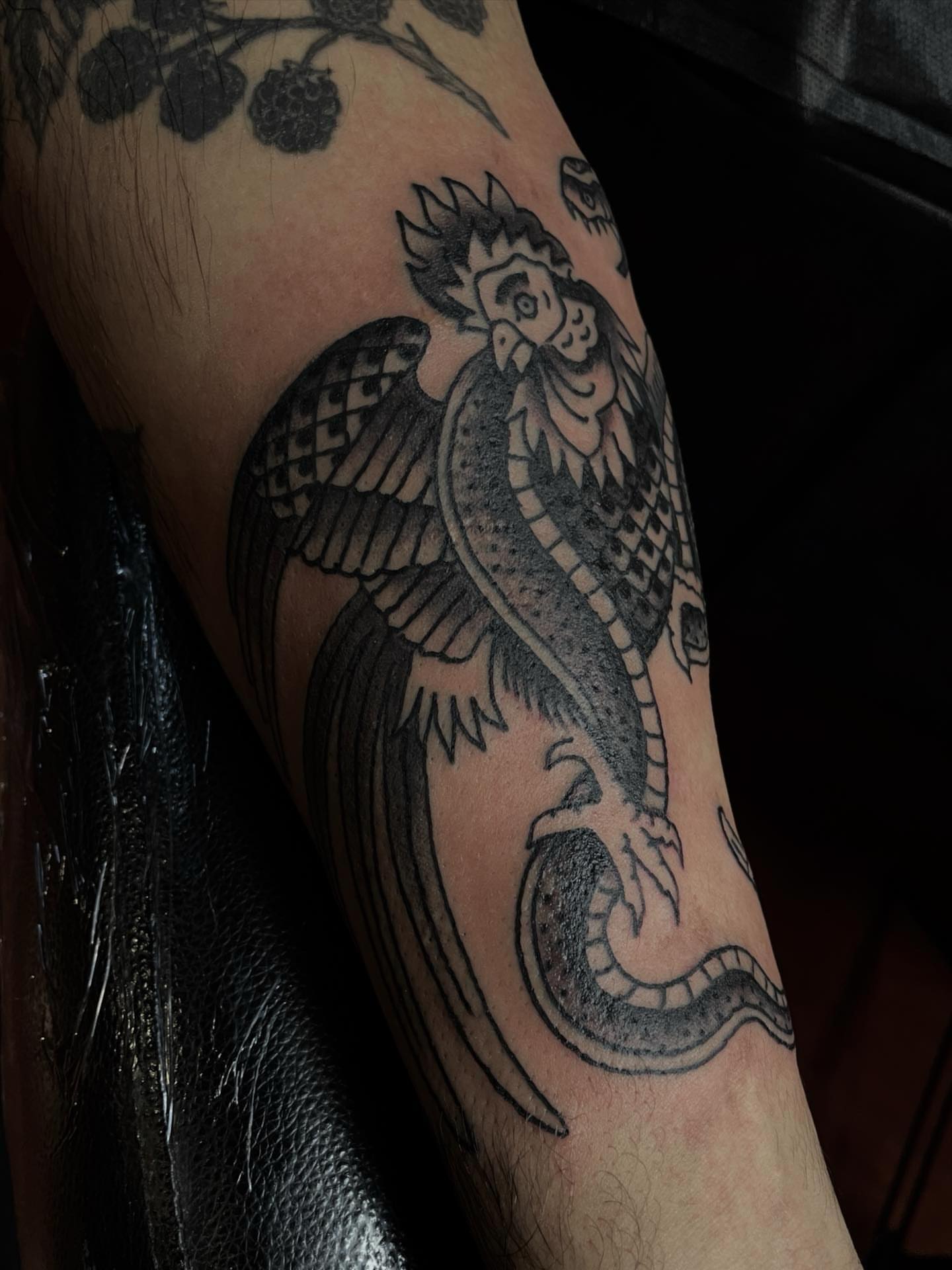 Tattoo by @audri_adorned — american_traditional, black_and_grey