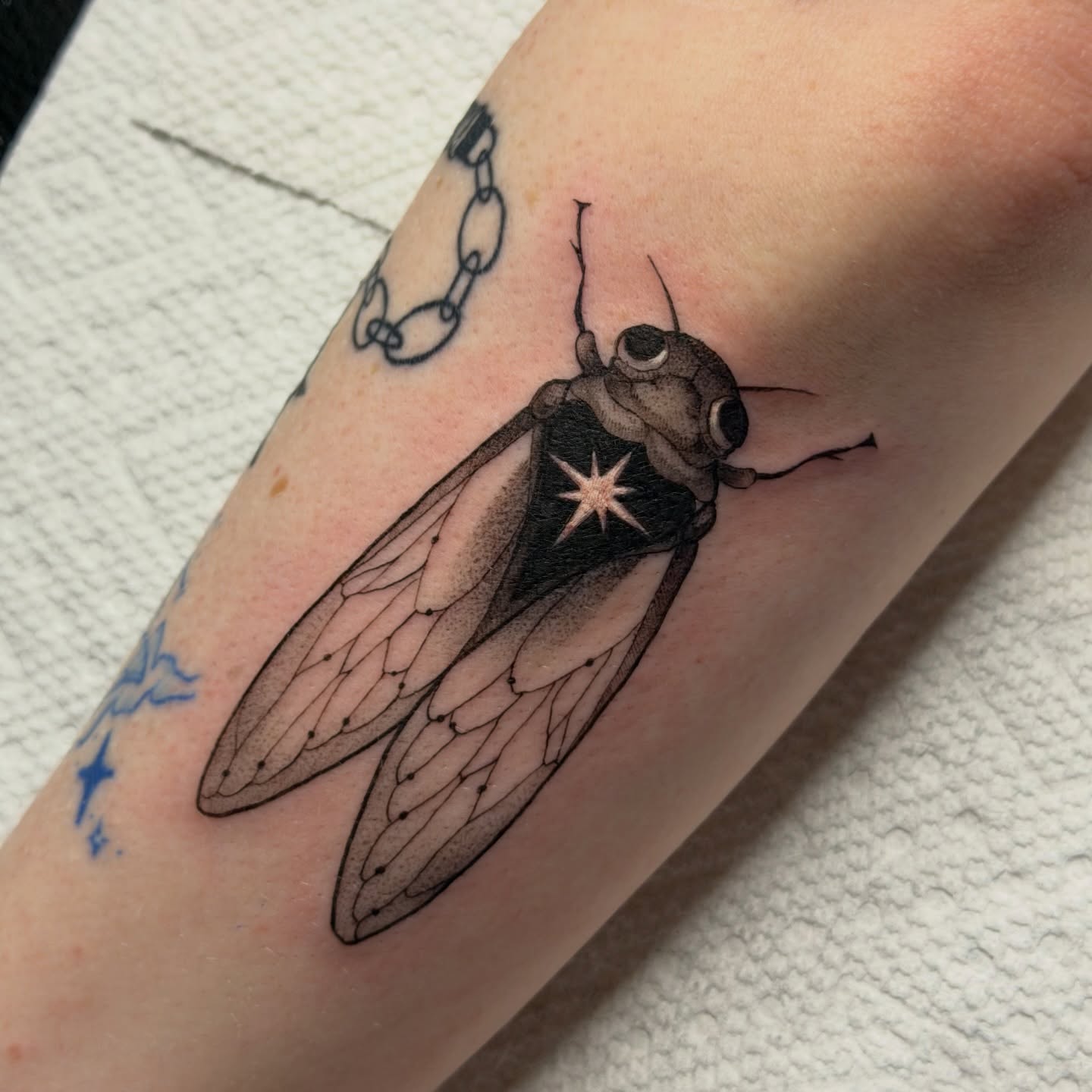 Tattoo by @tattygnatty — realism, dotwork