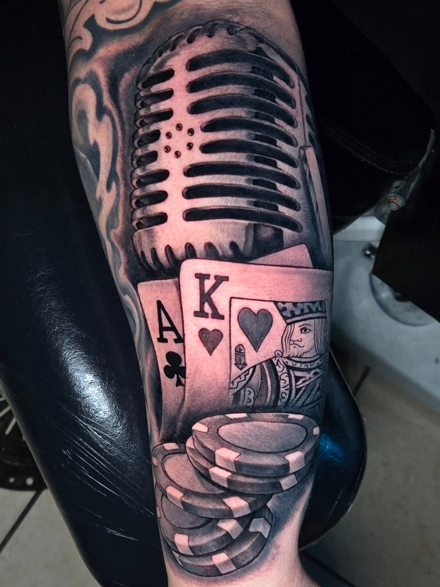 Tattoo by @stagertattoos — black_and_grey