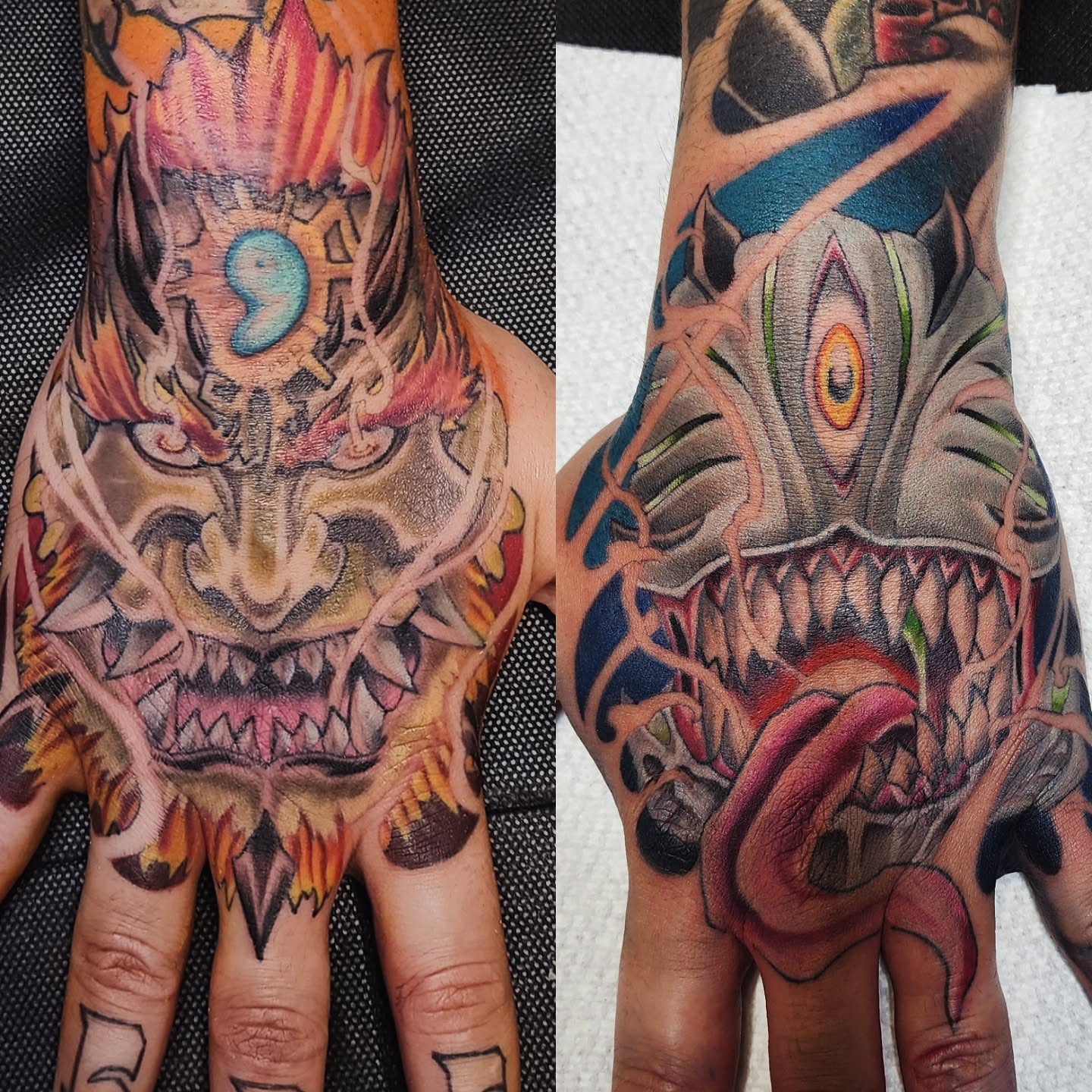 Tattoo by @workofant — dark_realism, japanese_irezumi