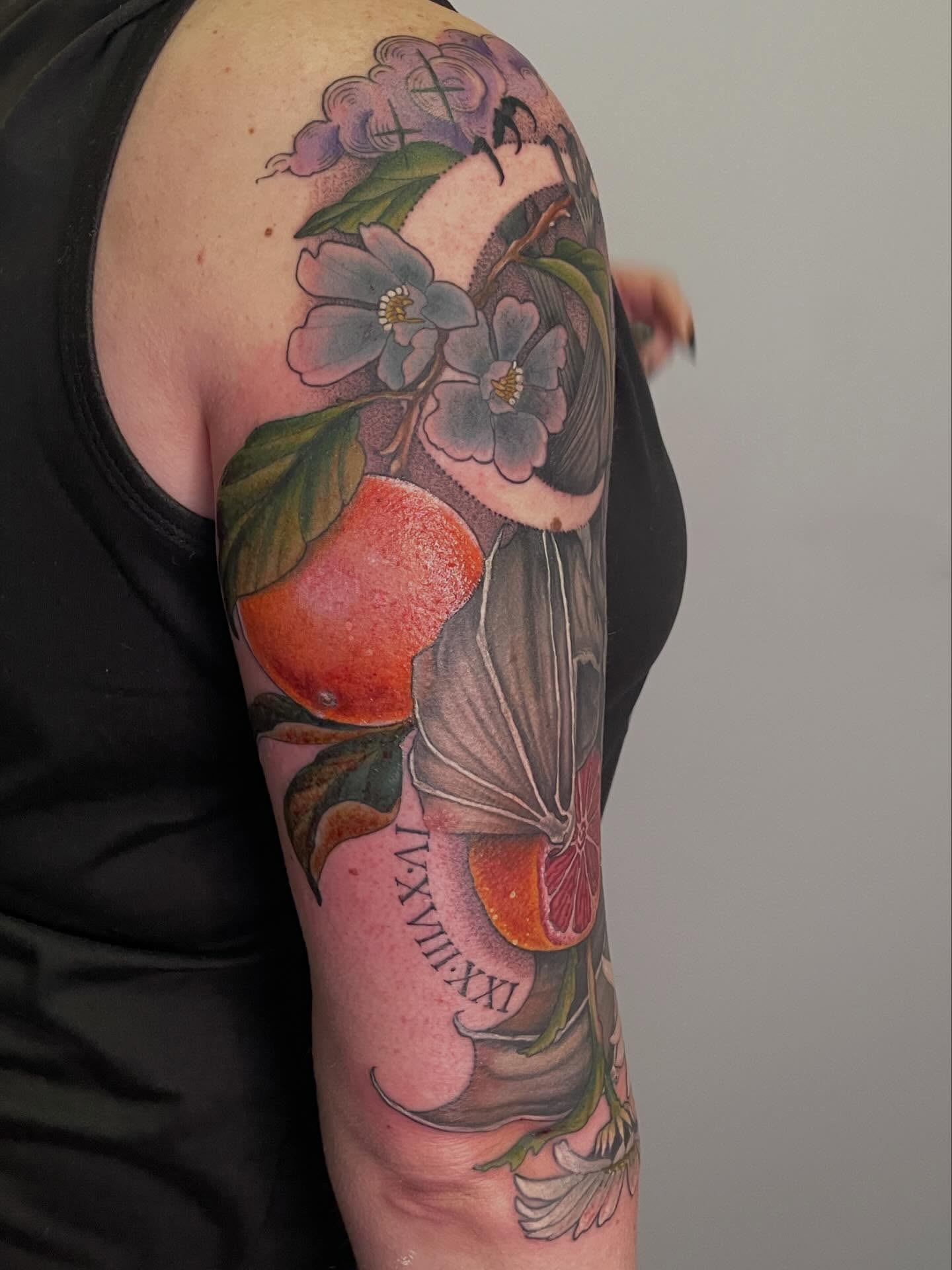 Tattoo by @karenm_tattoos — realism, dotwork