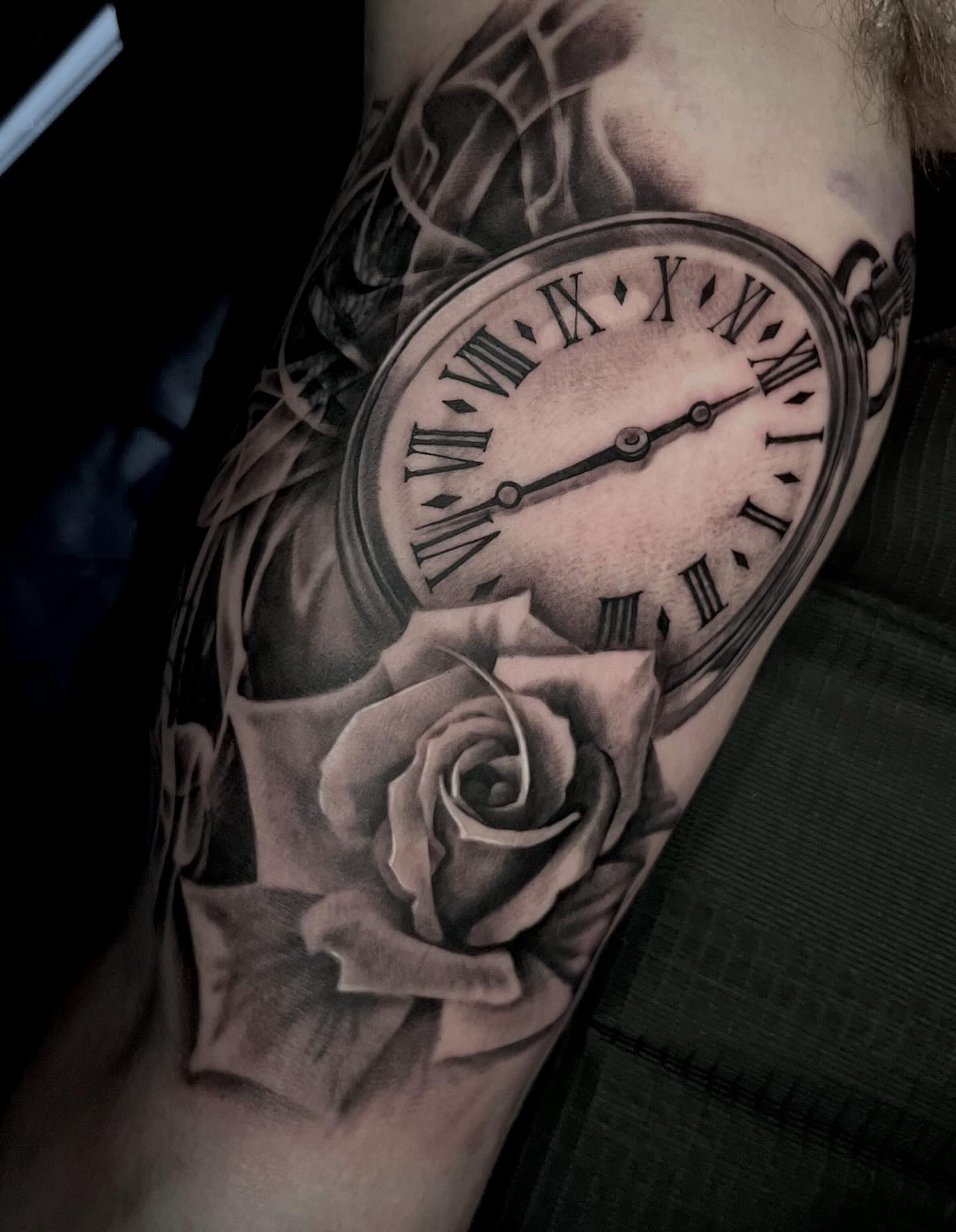 Tattoo by @monica.tattoos — black_and_grey, realism