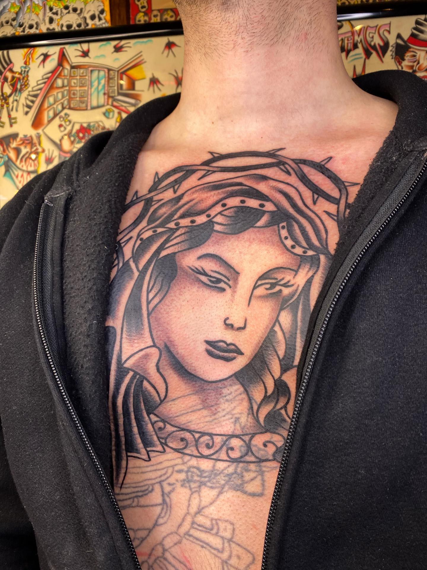 Tattoo by @totota2s — american_traditional, black_and_grey