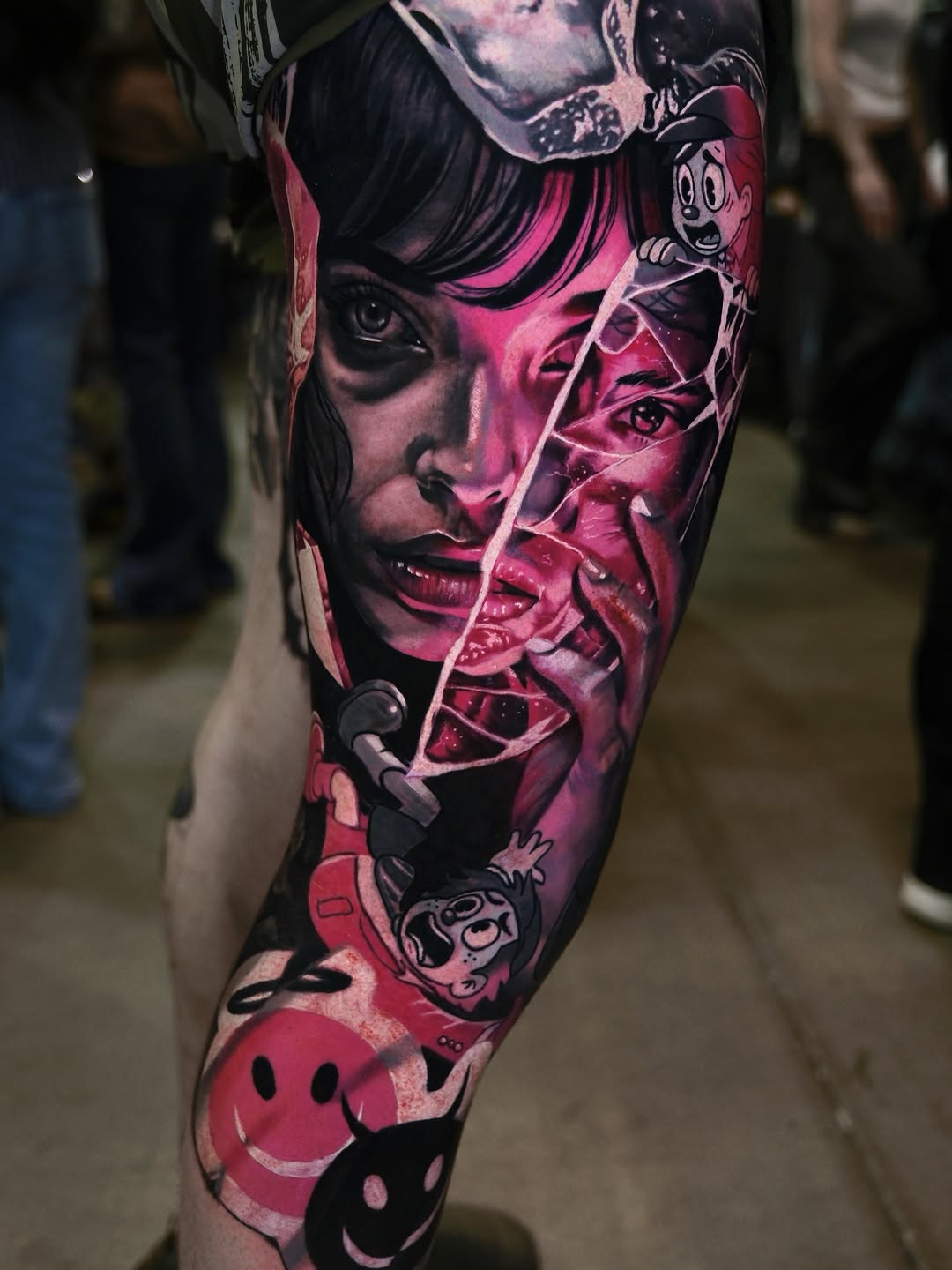 Tattoo work at Seattle Tattoo Expo 2026