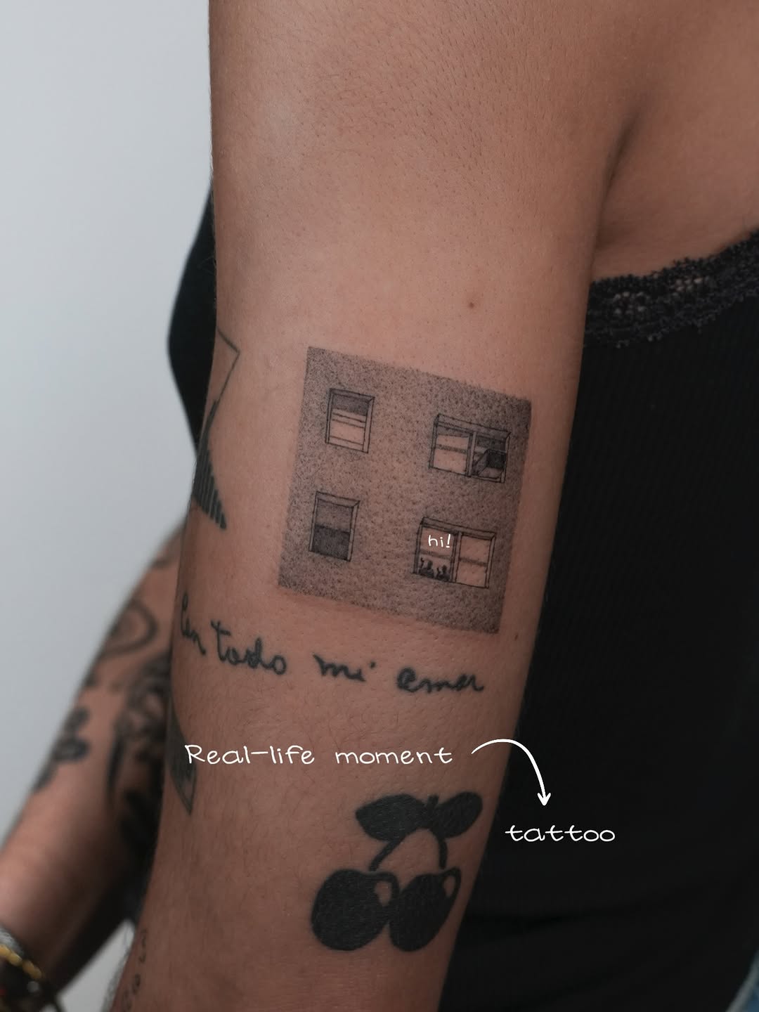 Tattoo by @tattooernyc โ fine_line, black_and_grey