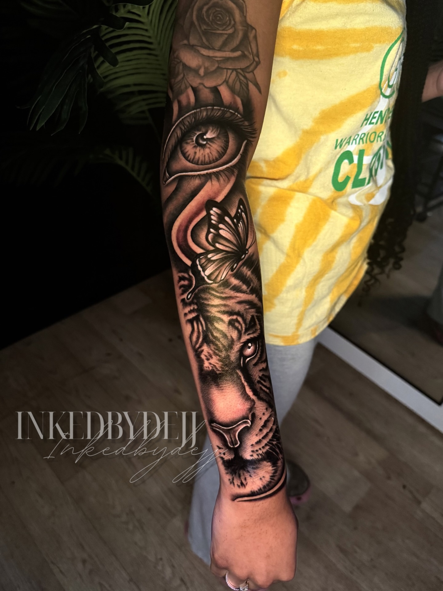 Tattoo by @inkedbydejj — realism, black_and_grey