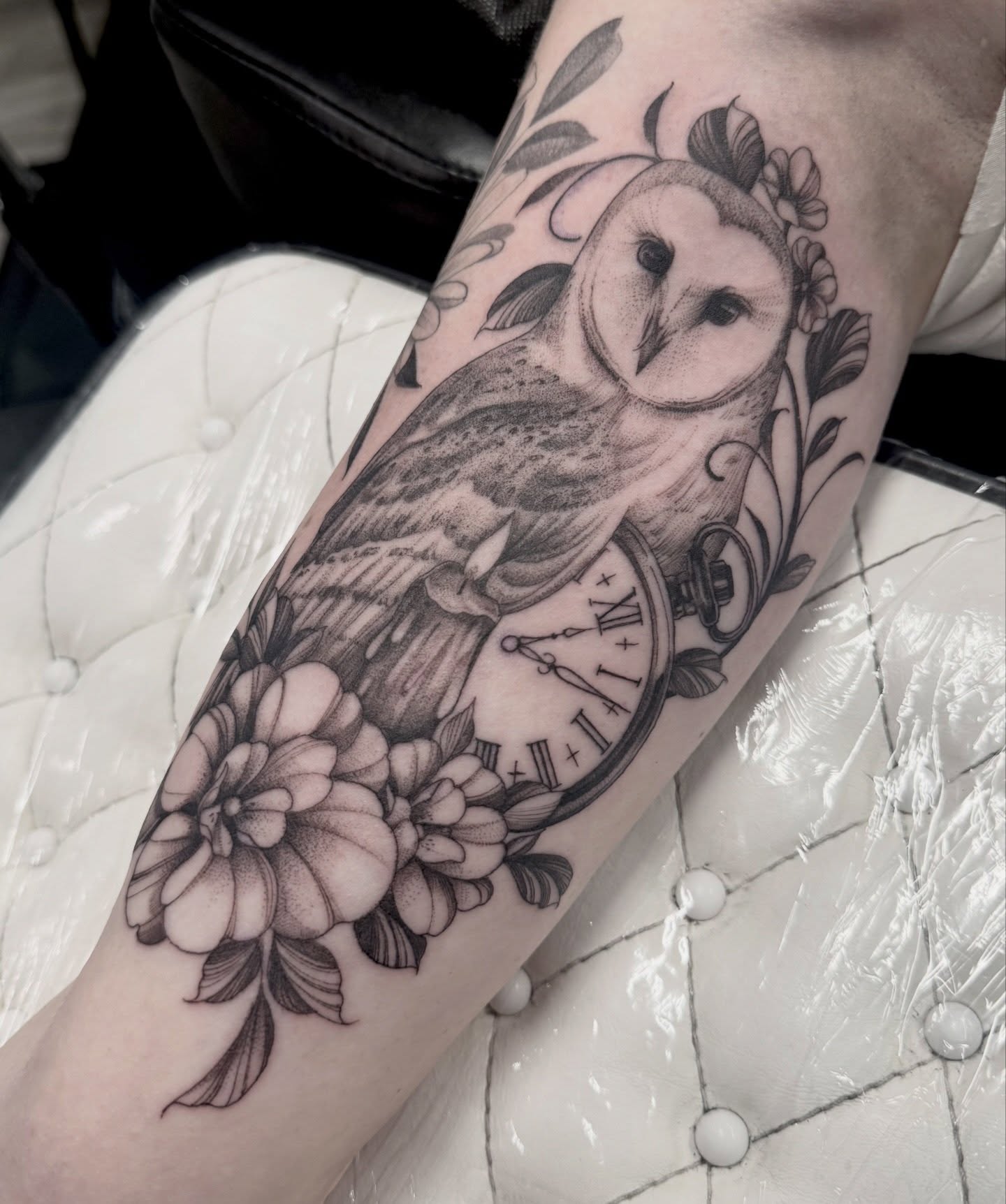 Tattoo by @chelseaspeirs_tattoo — black_and_grey, realism