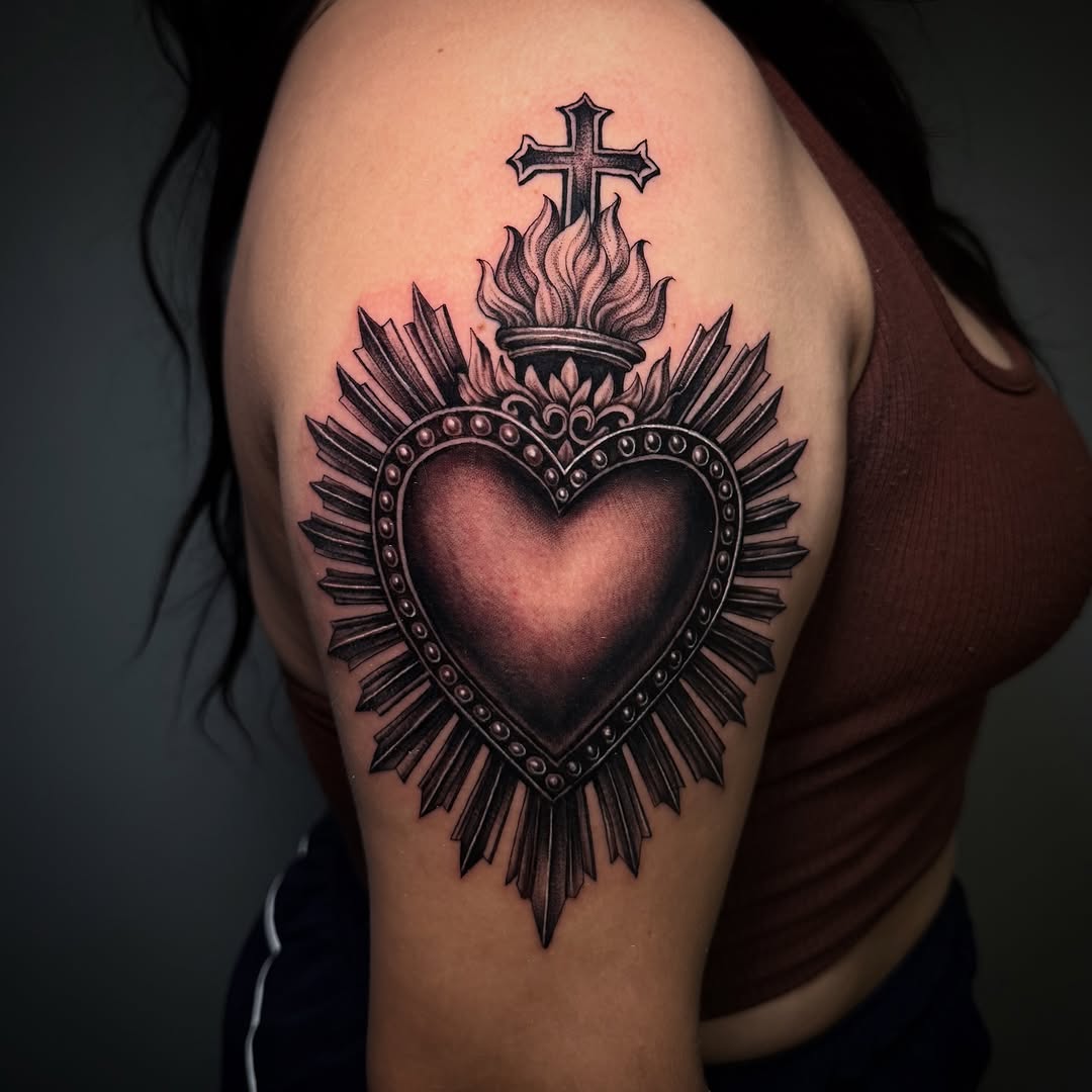 Tattoo by @alexusregina_ β black_and_grey, ornamental