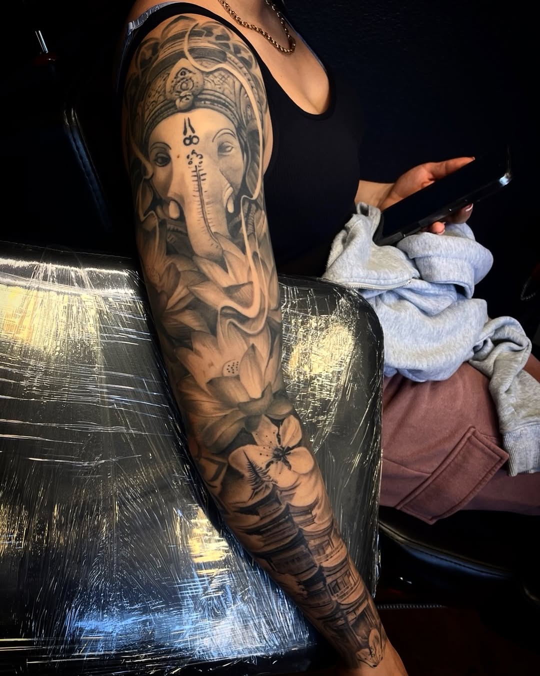 Tattoo by @tattoos_by_elijah — realism, black_and_grey