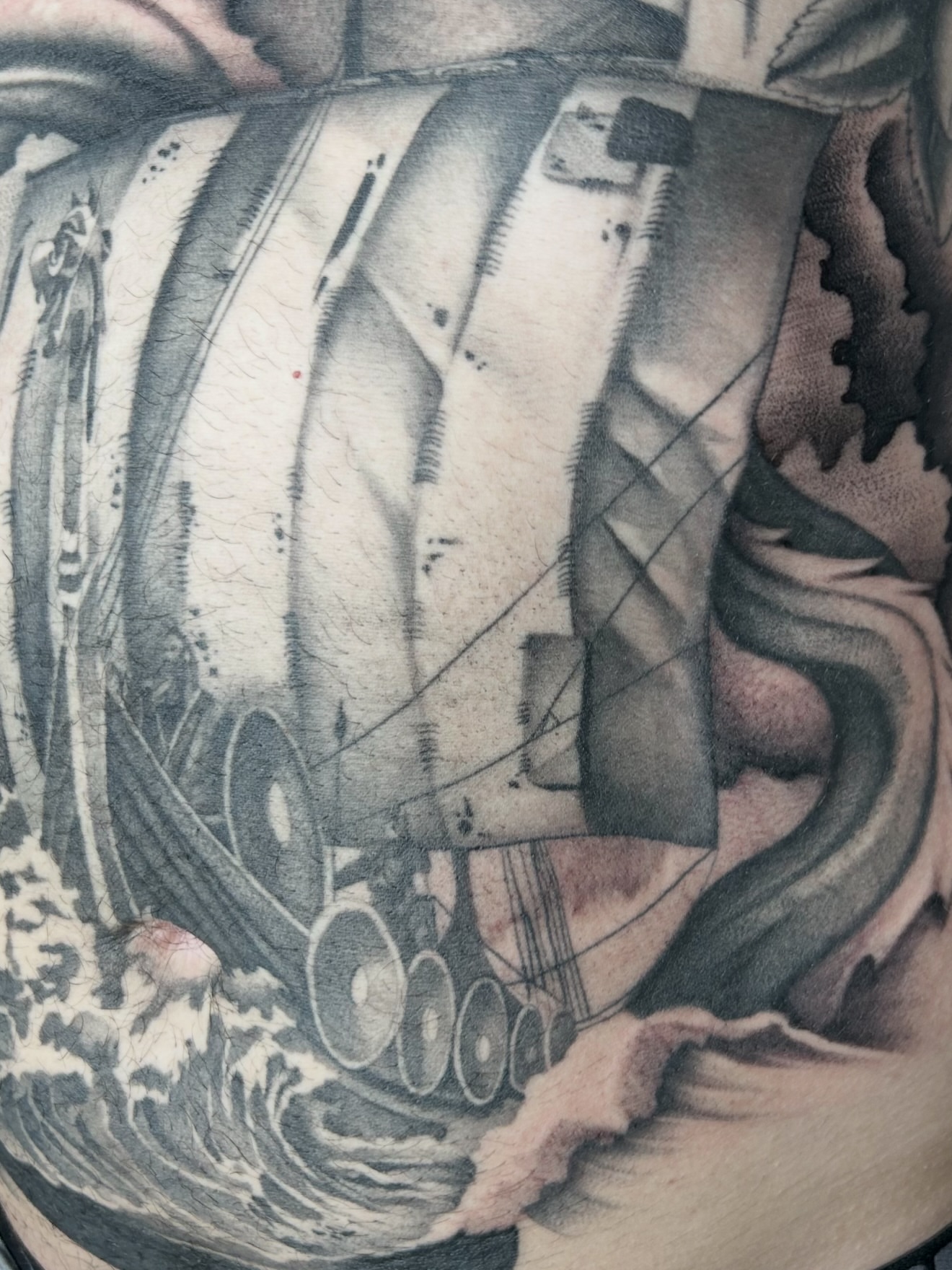 Tattoo by @joe_webbytattoos — black_and_grey