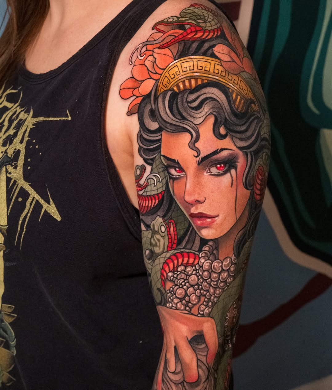 Tattoo by @lorenzolopezart — neo_traditional, realism