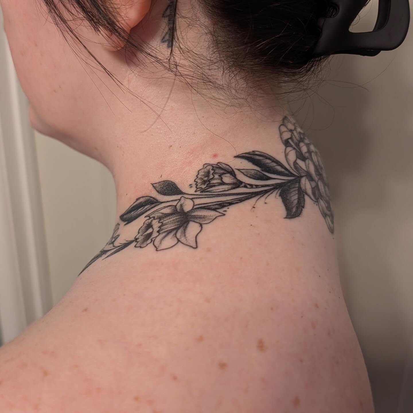 Tattoo by @katecooktattoos — black_and_grey