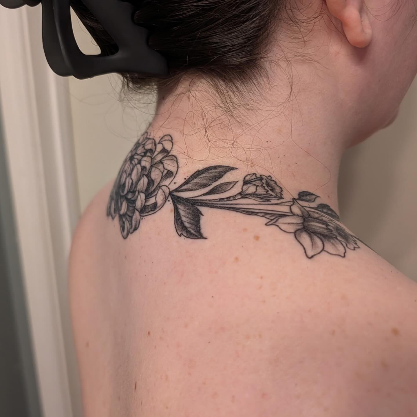 Tattoo by @katecooktattoos — black_and_grey