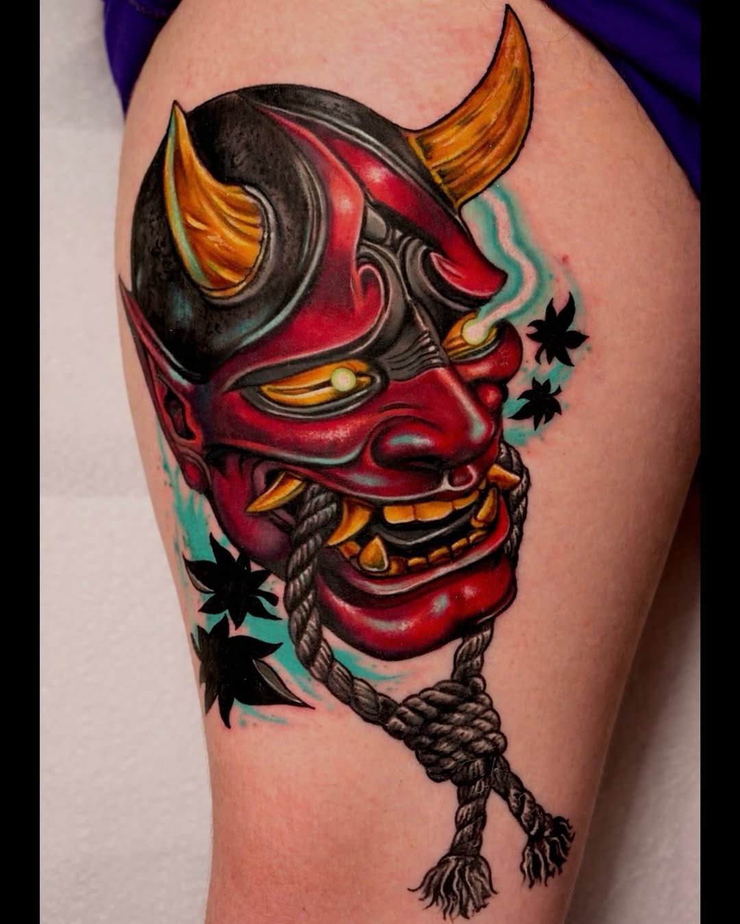 Tattoo by @crimzonmoon_ — japanese_irezumi, black_and_grey