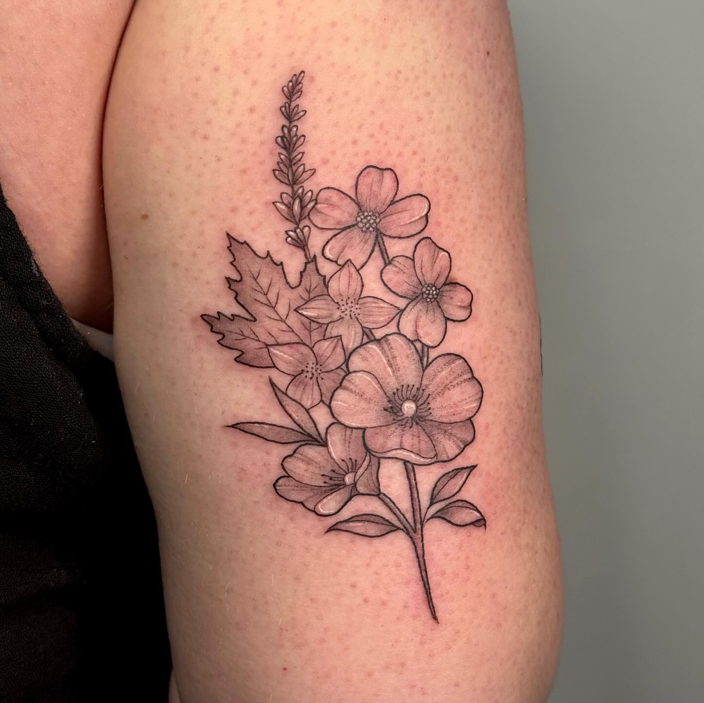 Tattoo by @inkbyleah_ — black_and_grey