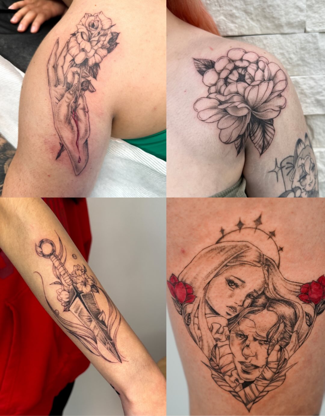 Tattoo by @petite.mortt β black_and_grey