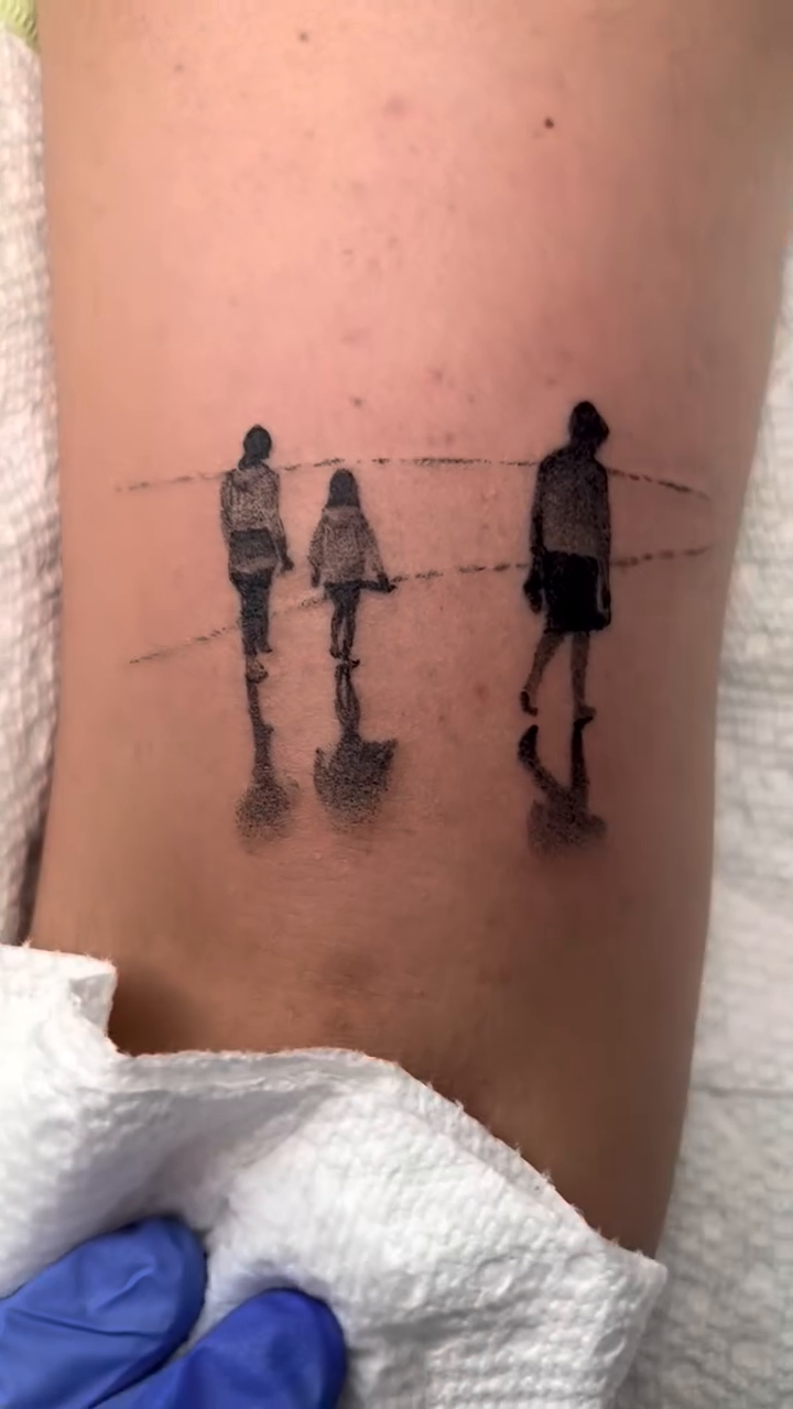 Tattoo by @woodrowtattoo — black_and_grey, realism