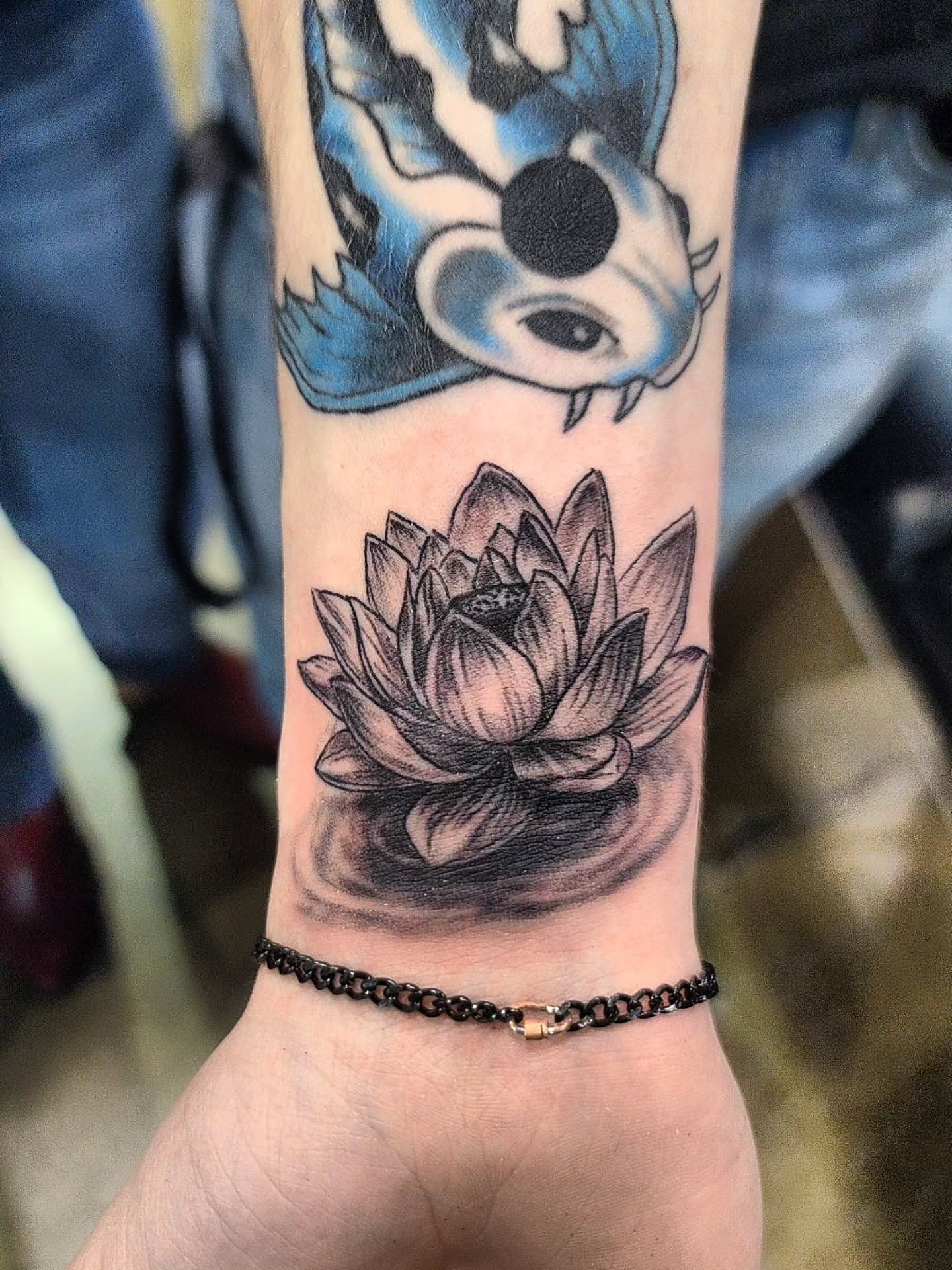 Tattoo by @ivanthewild — dotwork, black_and_grey