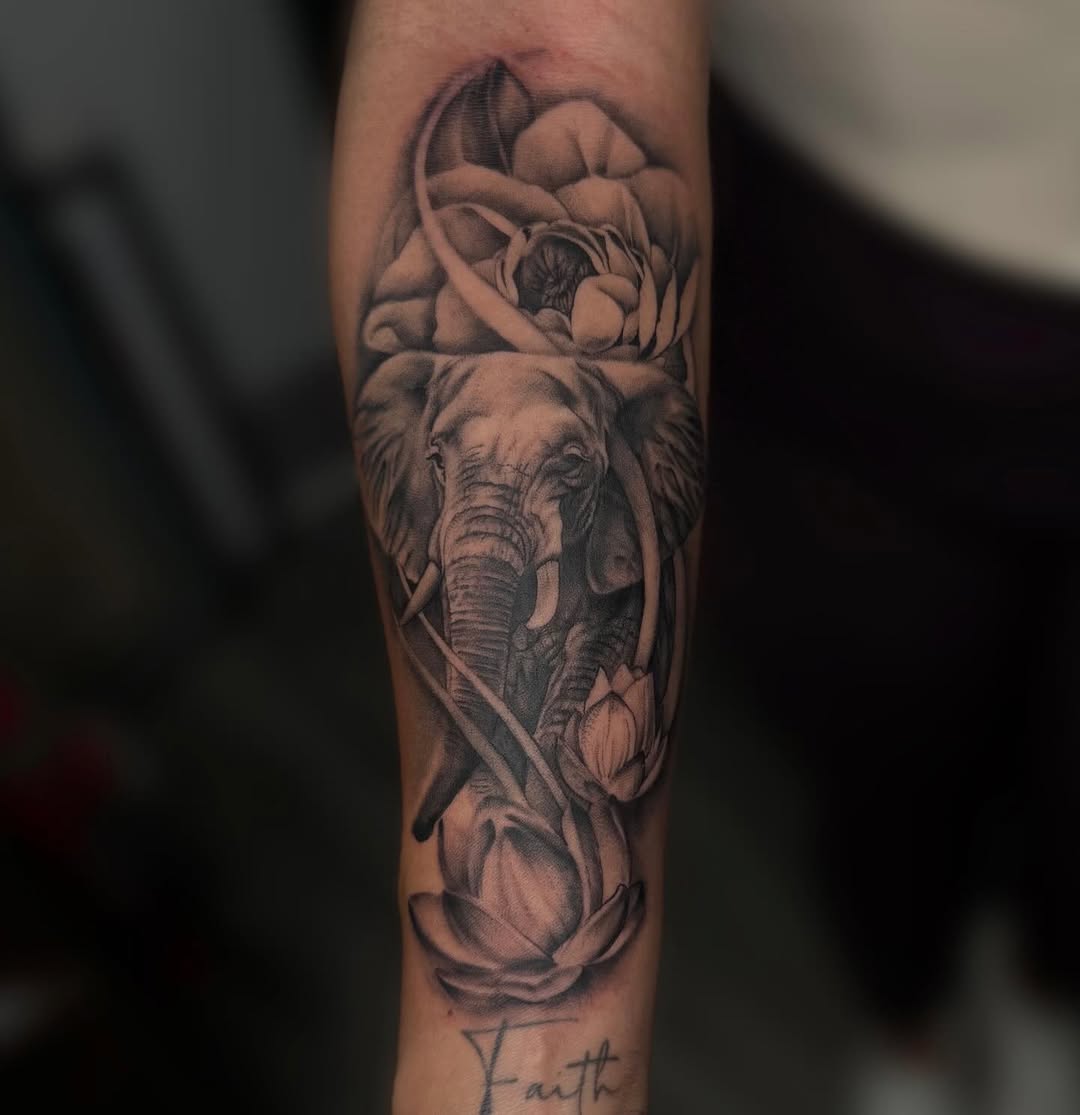 Tattoo by @jocelyntattoos — realism, black_and_grey