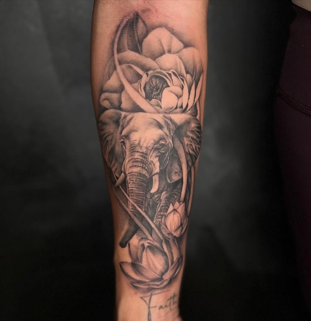 Tattoo by @jocelyntattoos — realism, black_and_grey