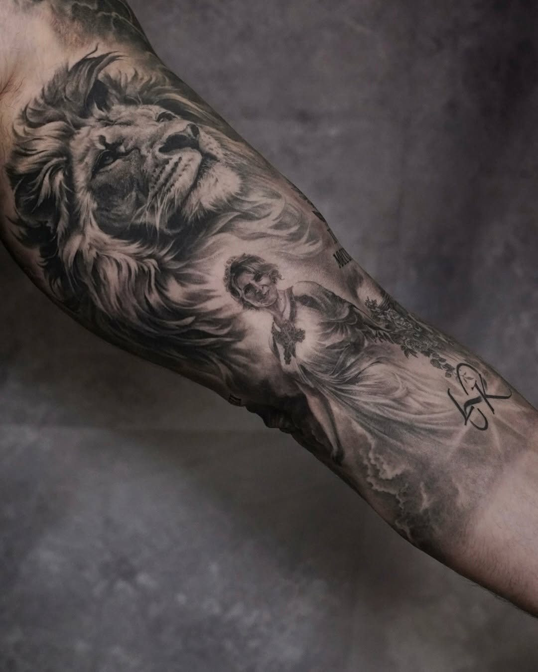 Tattoo by @sean_tattoos — realism, black_and_grey