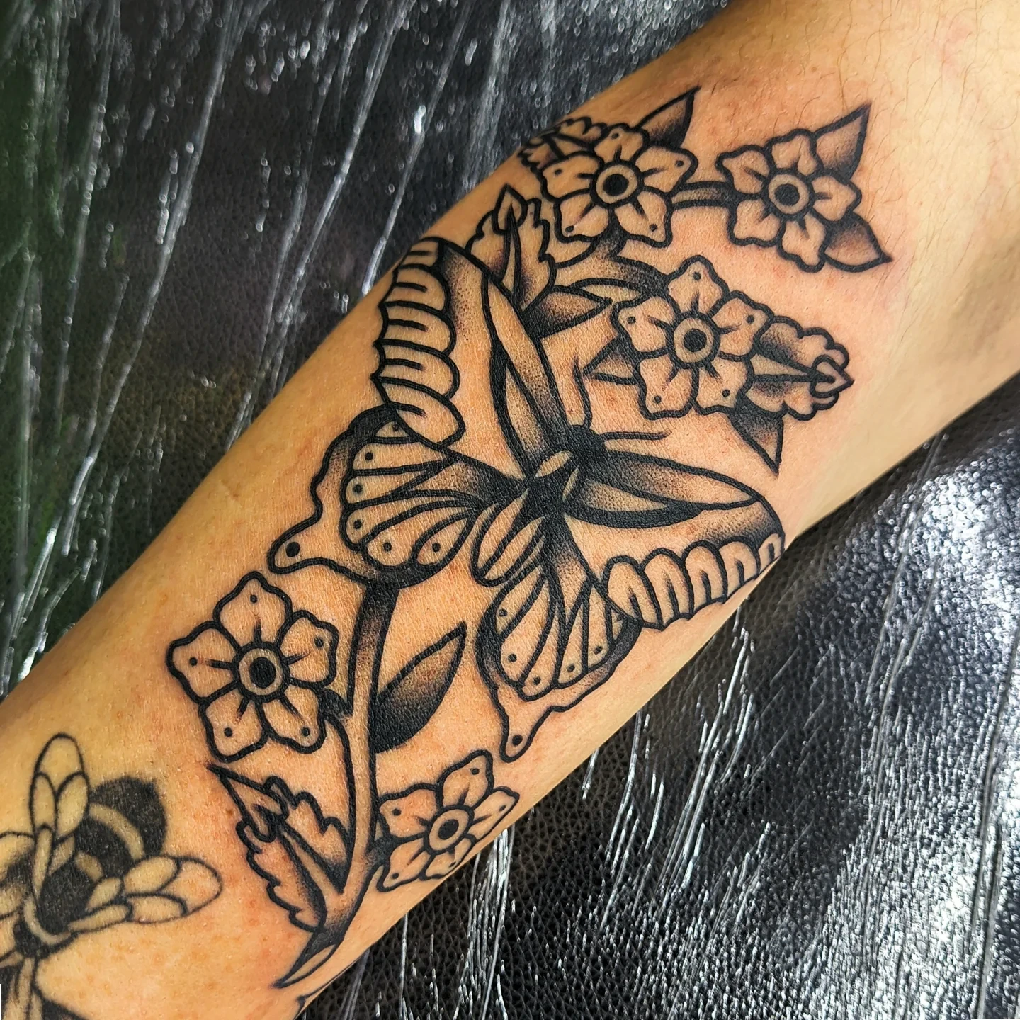 Tattoo by @pain_inks — black_and_grey