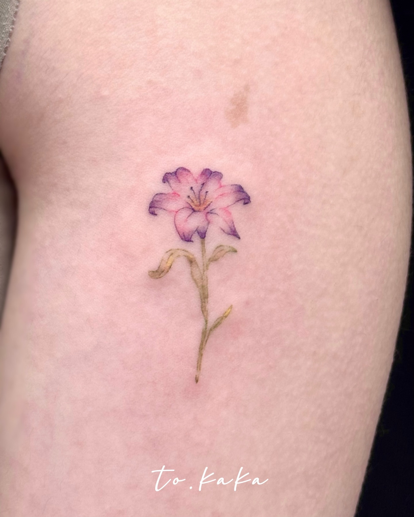 Tattoo by @to.kaka_tattoo — watercolor