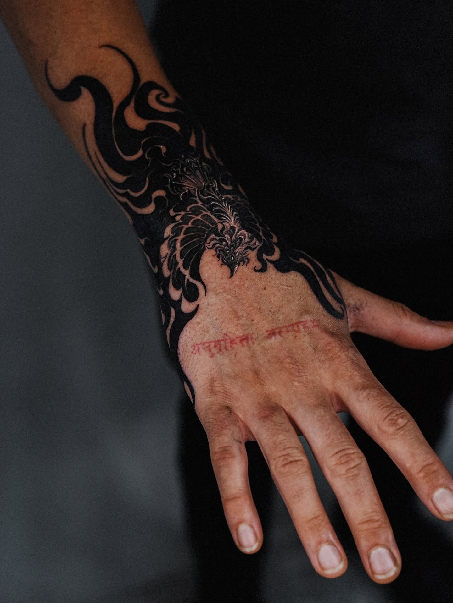 Tattoo by @a_flow_to — tribal, black_and_grey