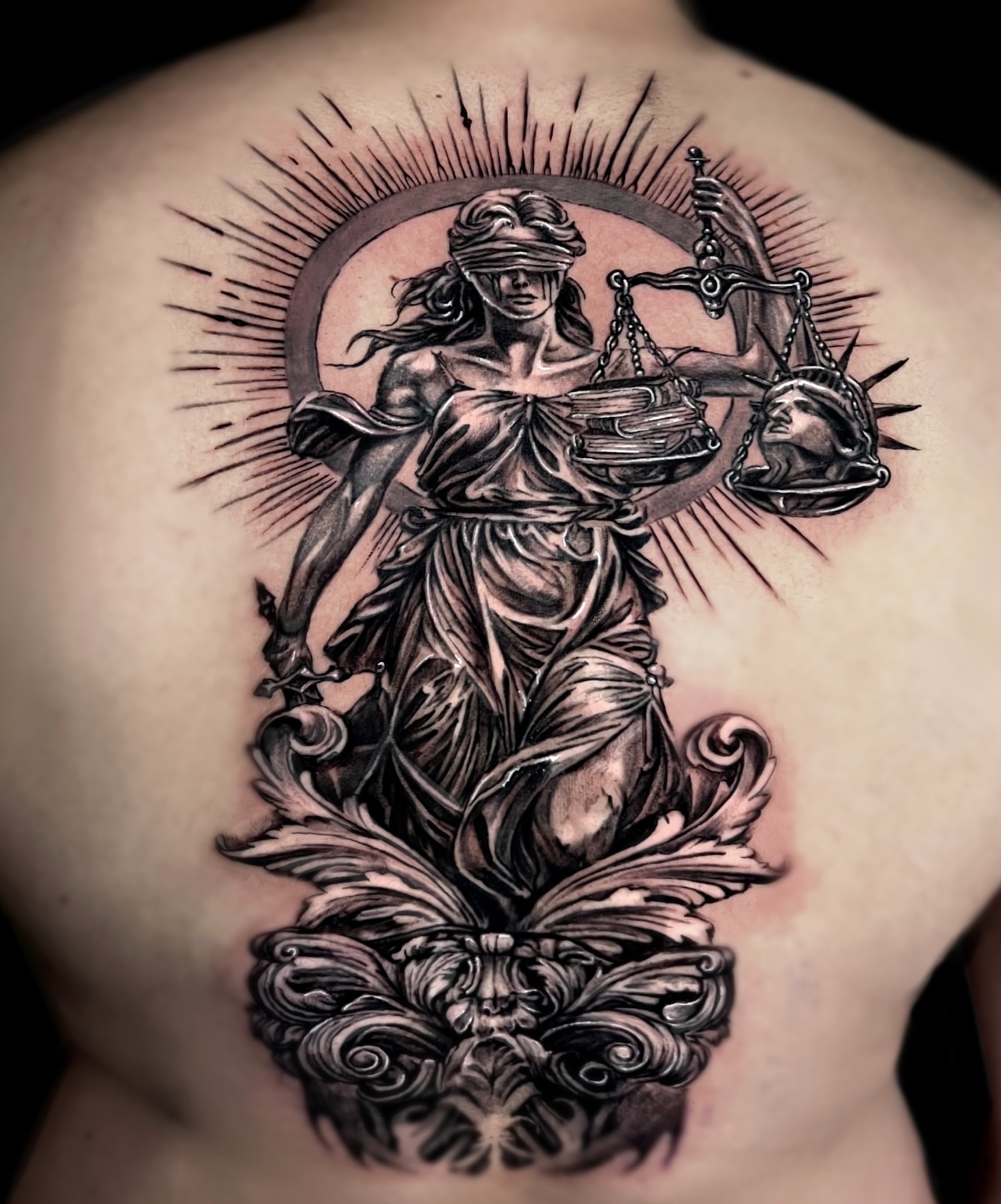 Tattoo by @hari__tattooer — black_and_grey, realism