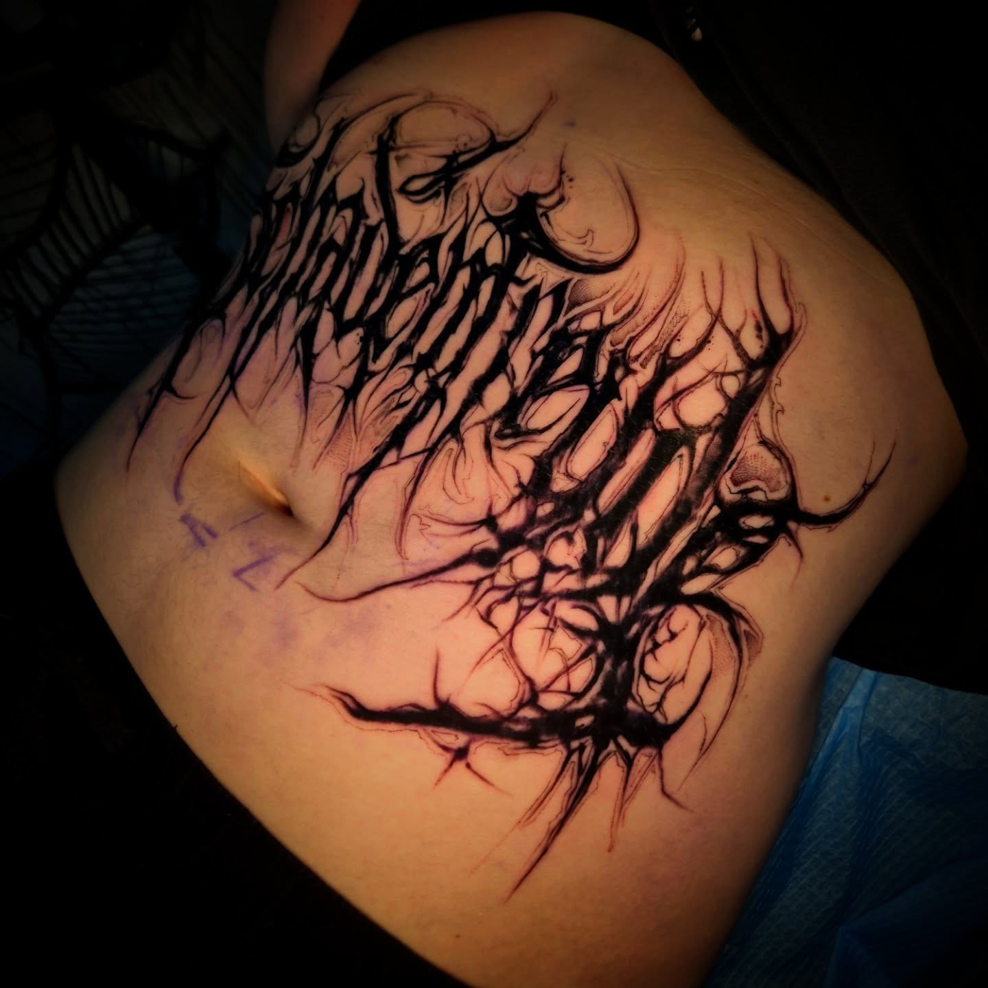 Tattoo by @wizard_tattooer — blackwork