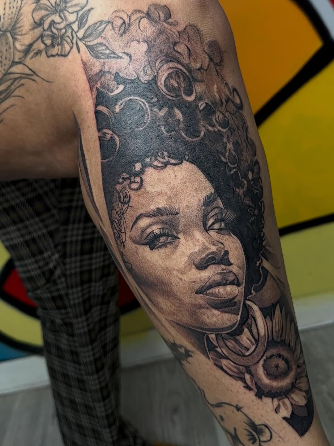 Realism tattoo on the forearm by Antonio