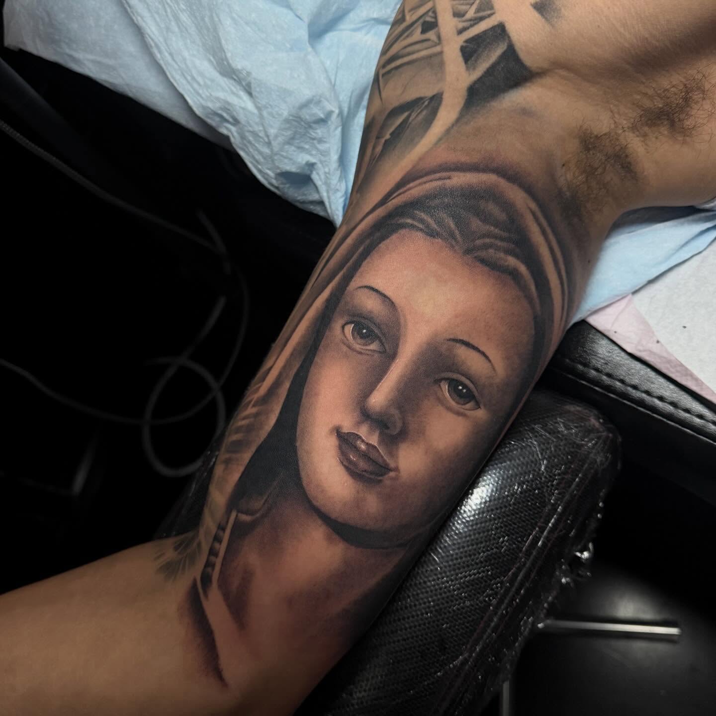 Tattoo by @inkedbyscratch — realism