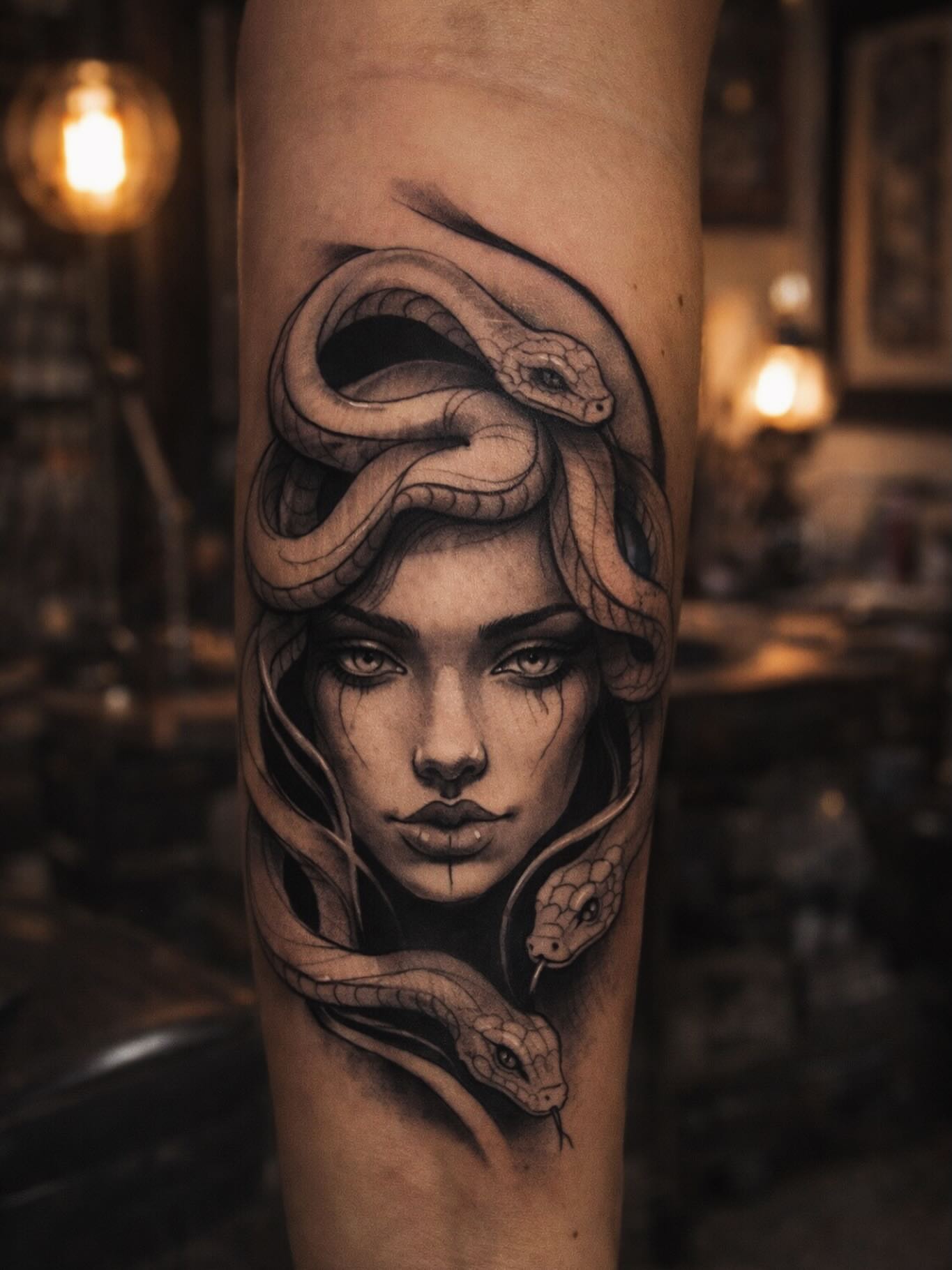 Tattoo by @angeljimeneztattoos — realism, dark_realism