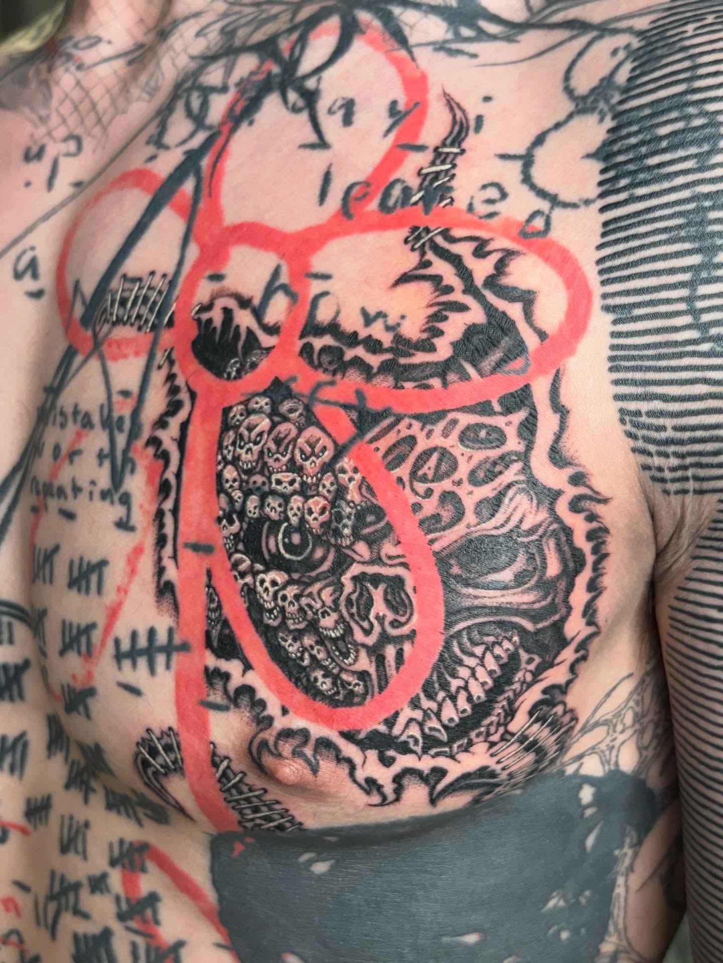 Tattoo by @fried_world — black_and_grey, geometric