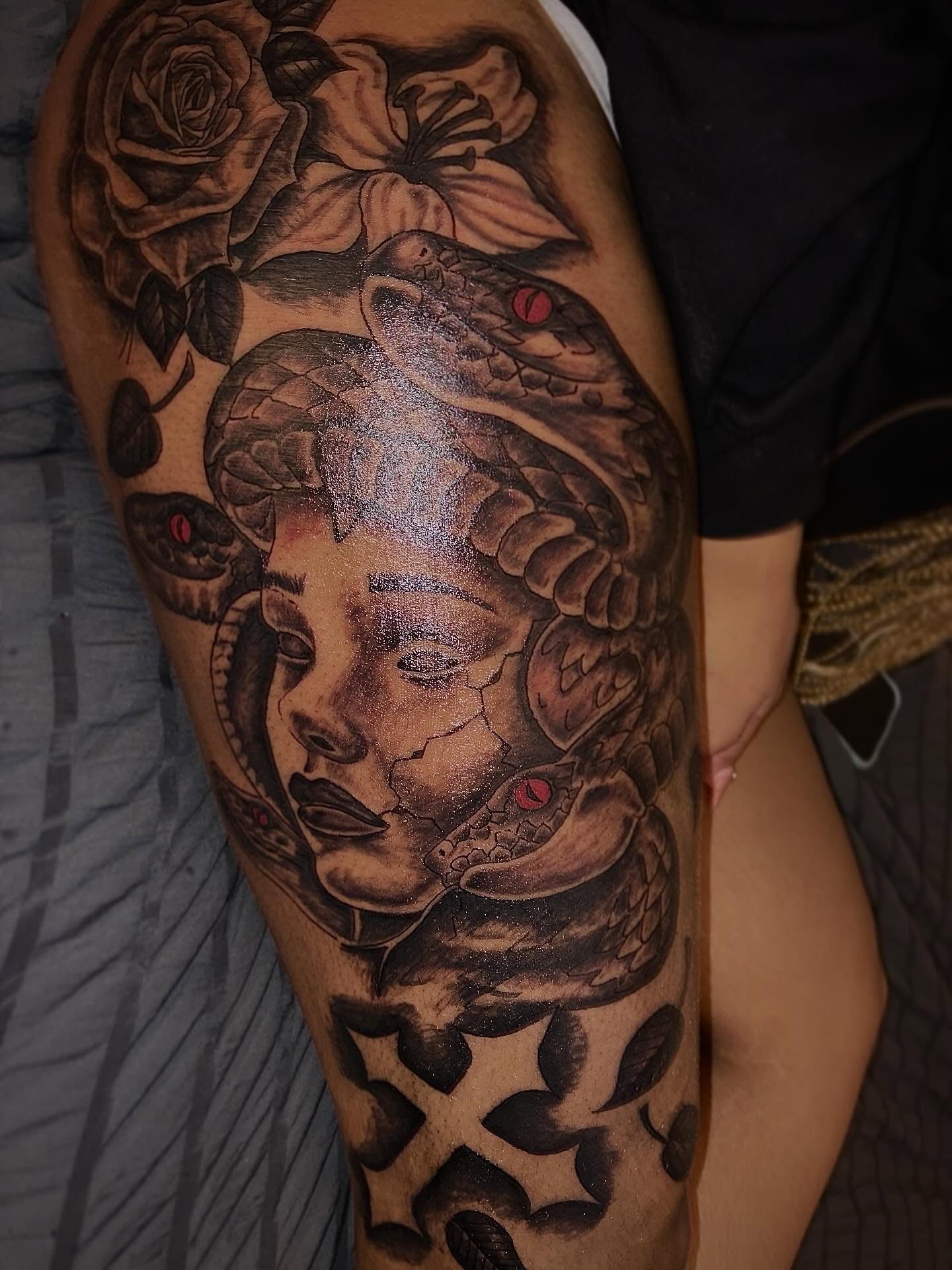 Tattoo by @inkedby_sonya_son — black_and_grey, realism