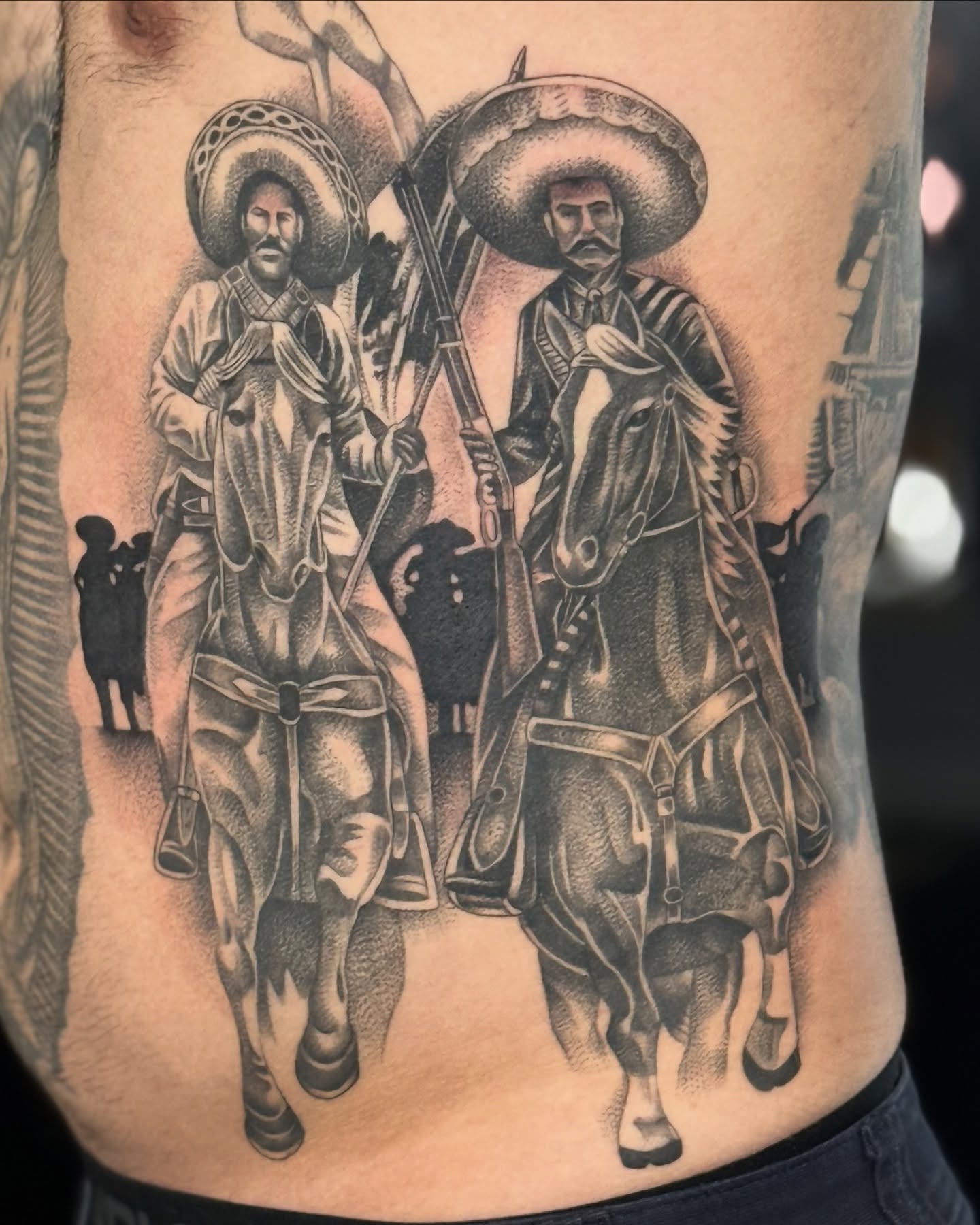 Tattoo by @milesromerotattoos — black_and_grey, realism