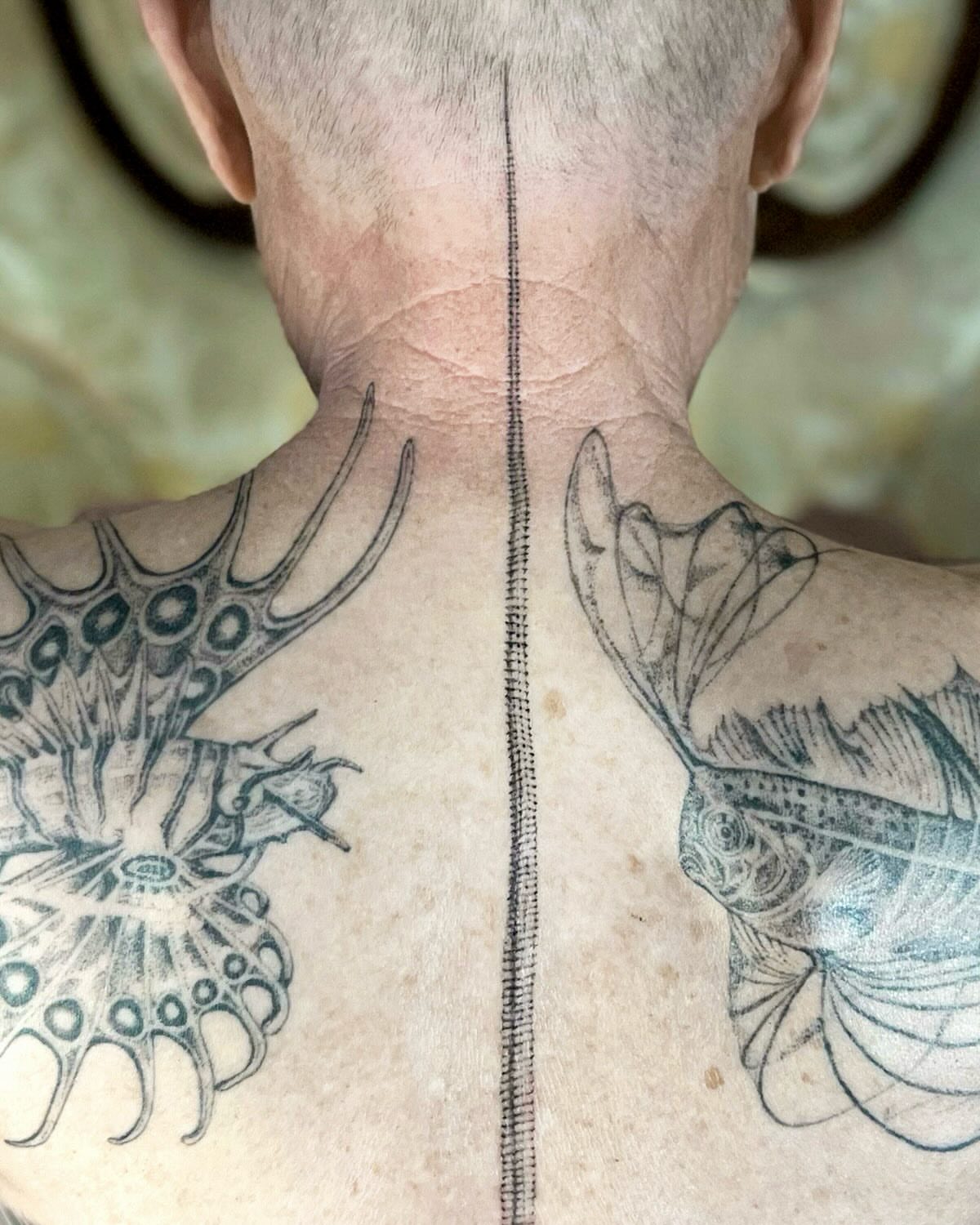 Tattoo by @inklore_ β black_and_grey