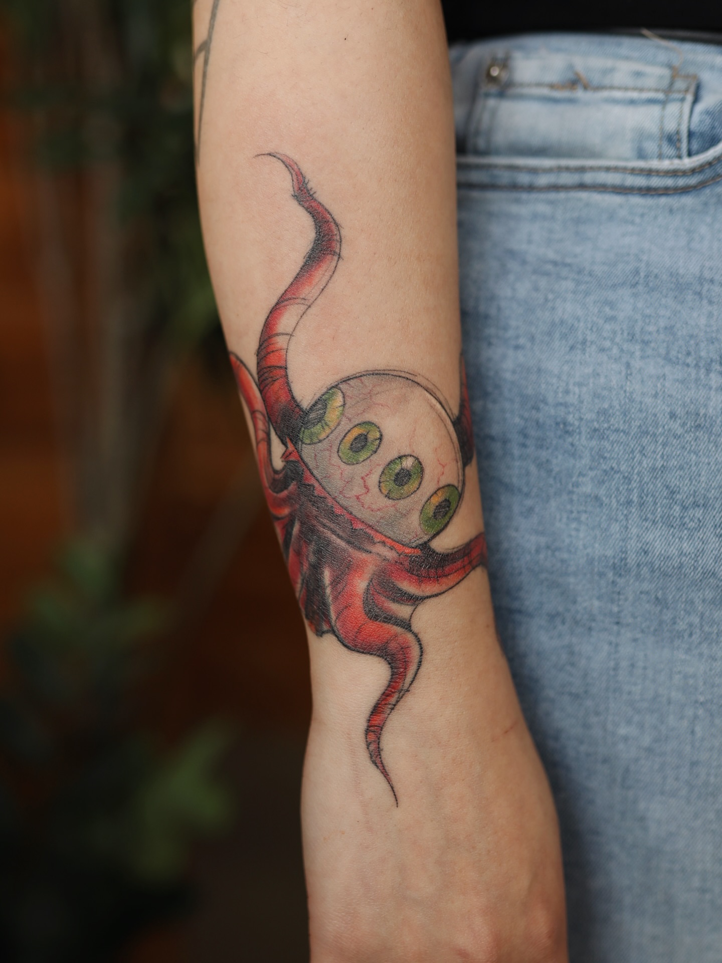 Octopus realism tattoo on the forearm by BRIK RANGEL - Tattoo Artist