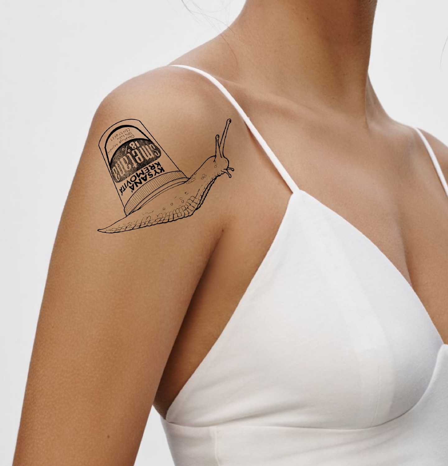 Tattoo by @badlystuffed — black_and_grey