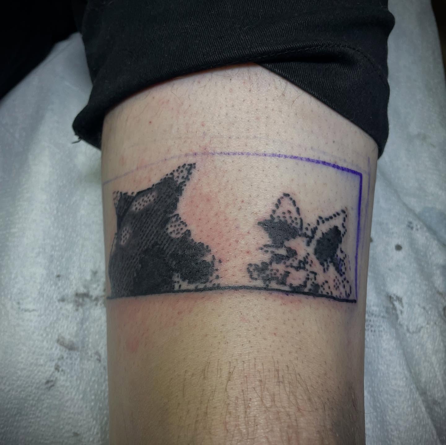 Tattoo by @duggernautt — dotwork