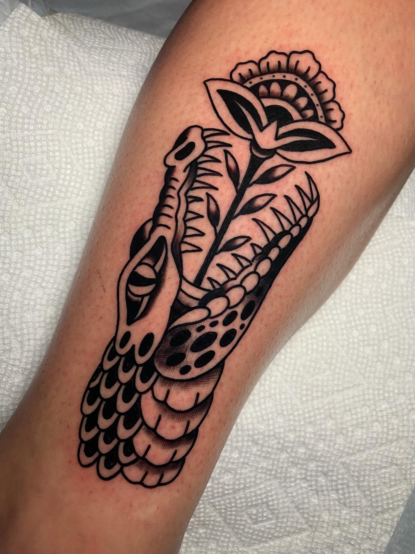 Tattoo by @davidfrentzeltattooer — american_traditional, black_and_grey