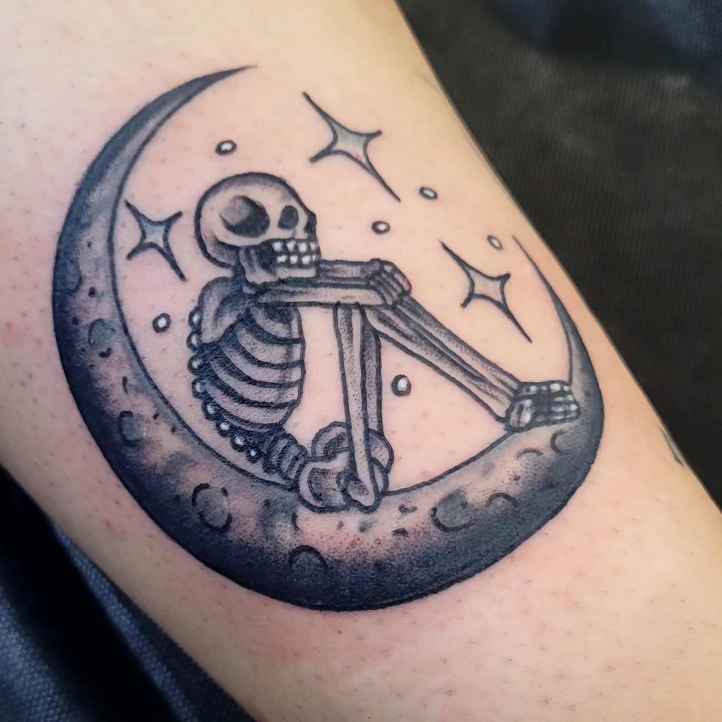 Tattoo by @werexwolf — black_and_grey