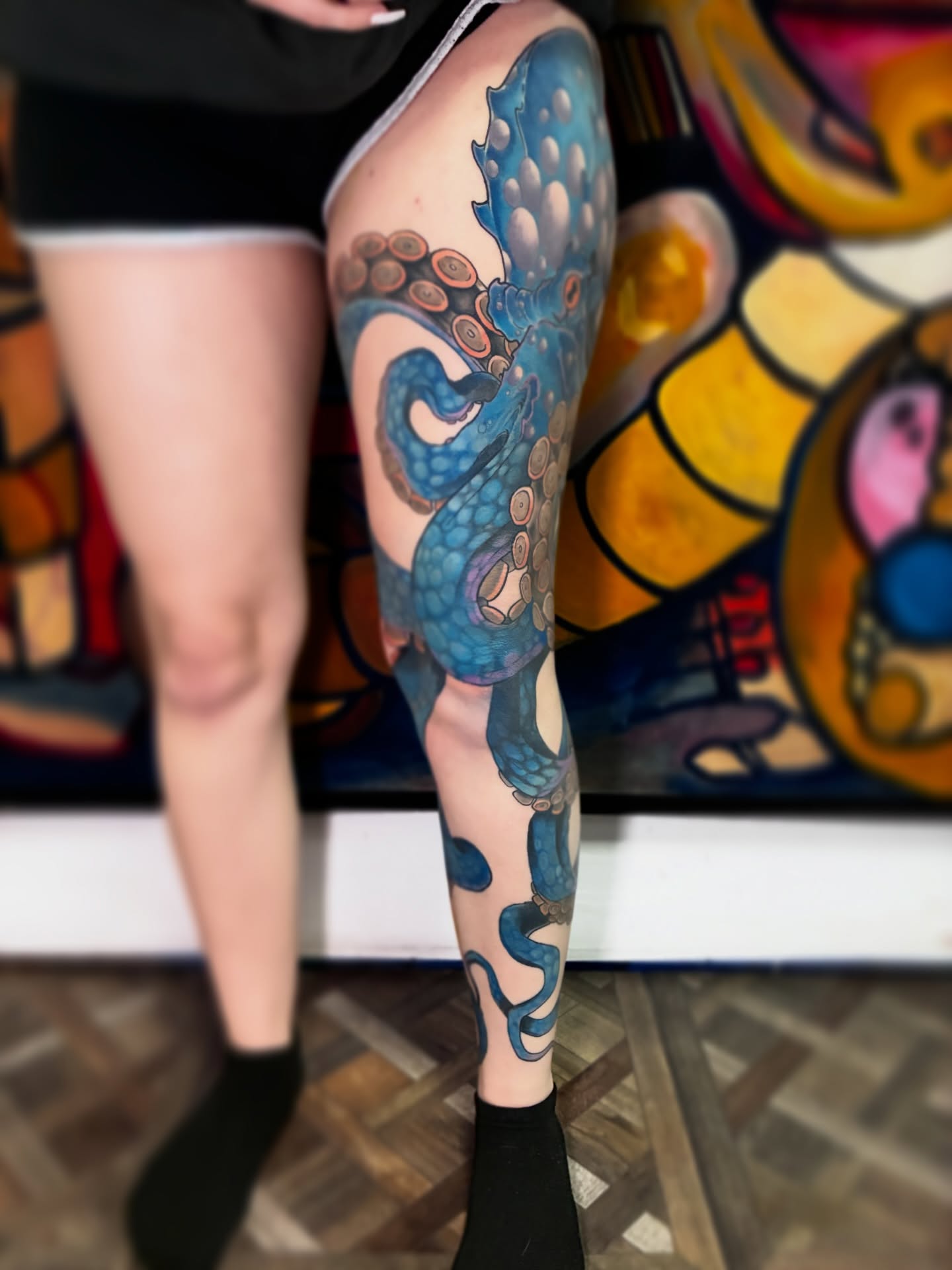 Tattoo by @goblin_smasher — dotwork