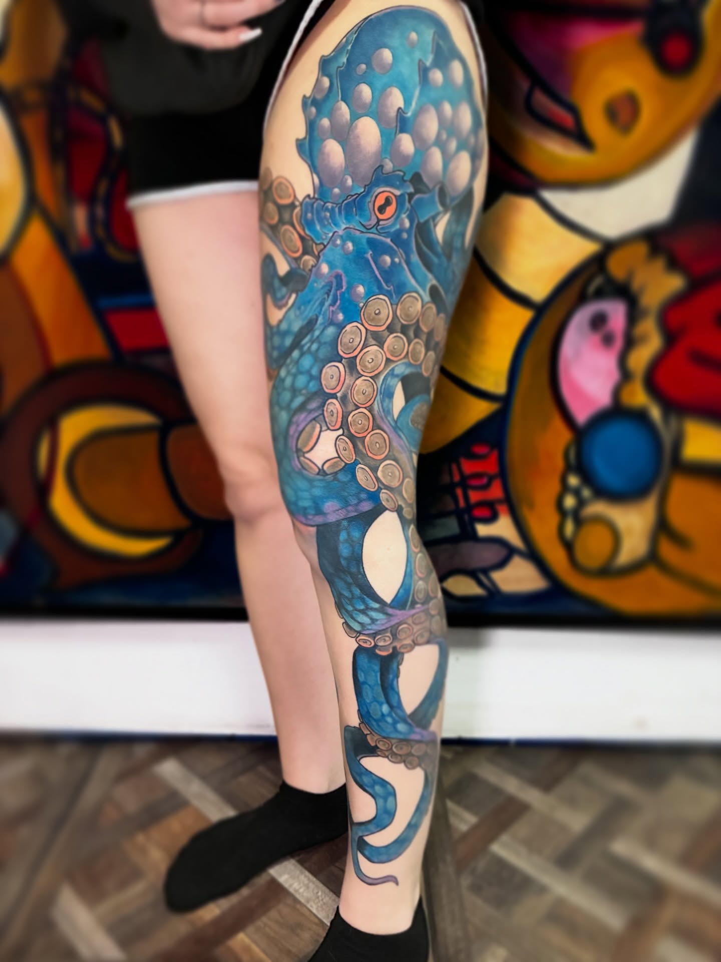 Tattoo by @goblin_smasher — dotwork, realism