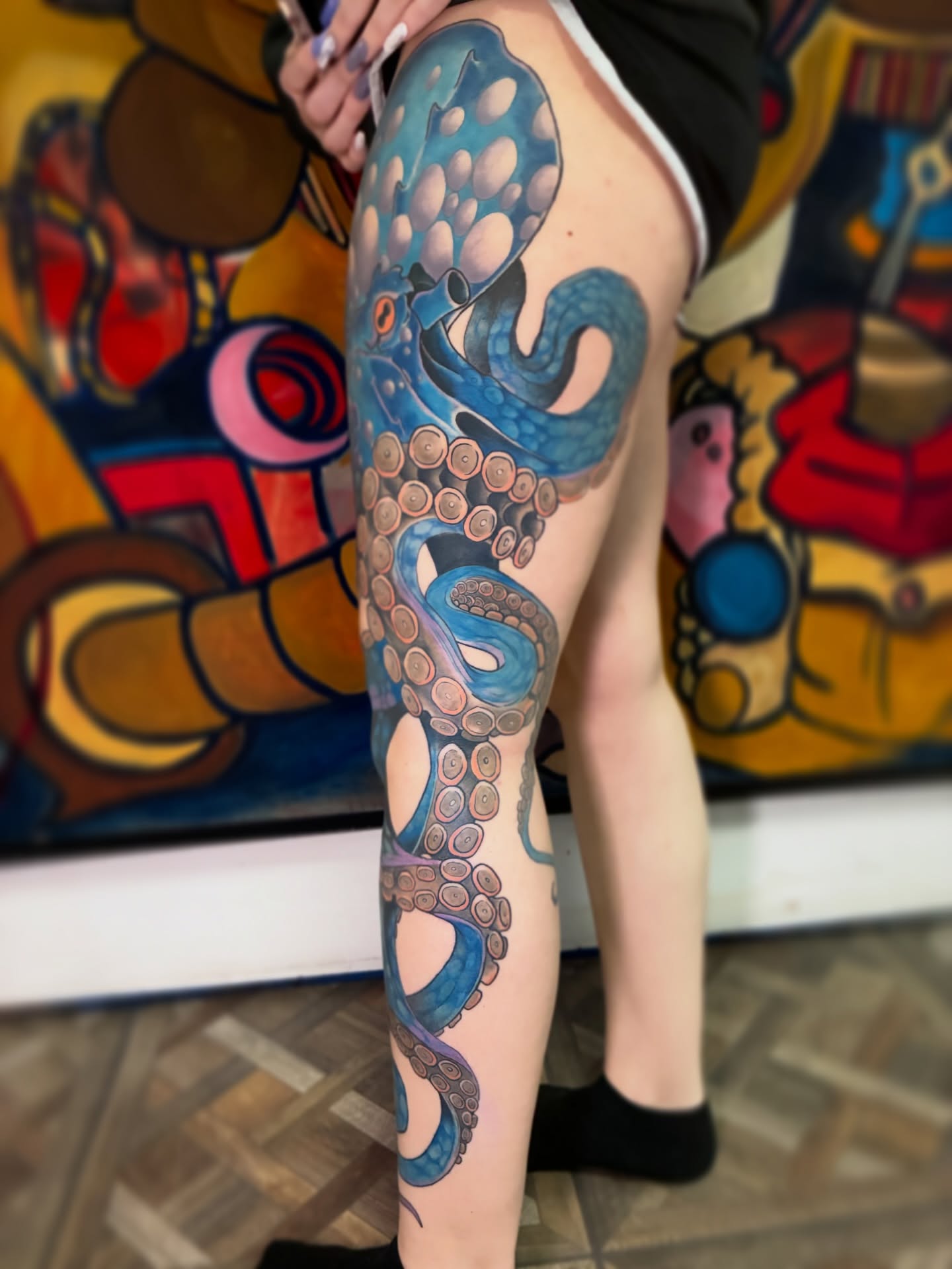 Tattoo by @goblin_smasher — dotwork, realism