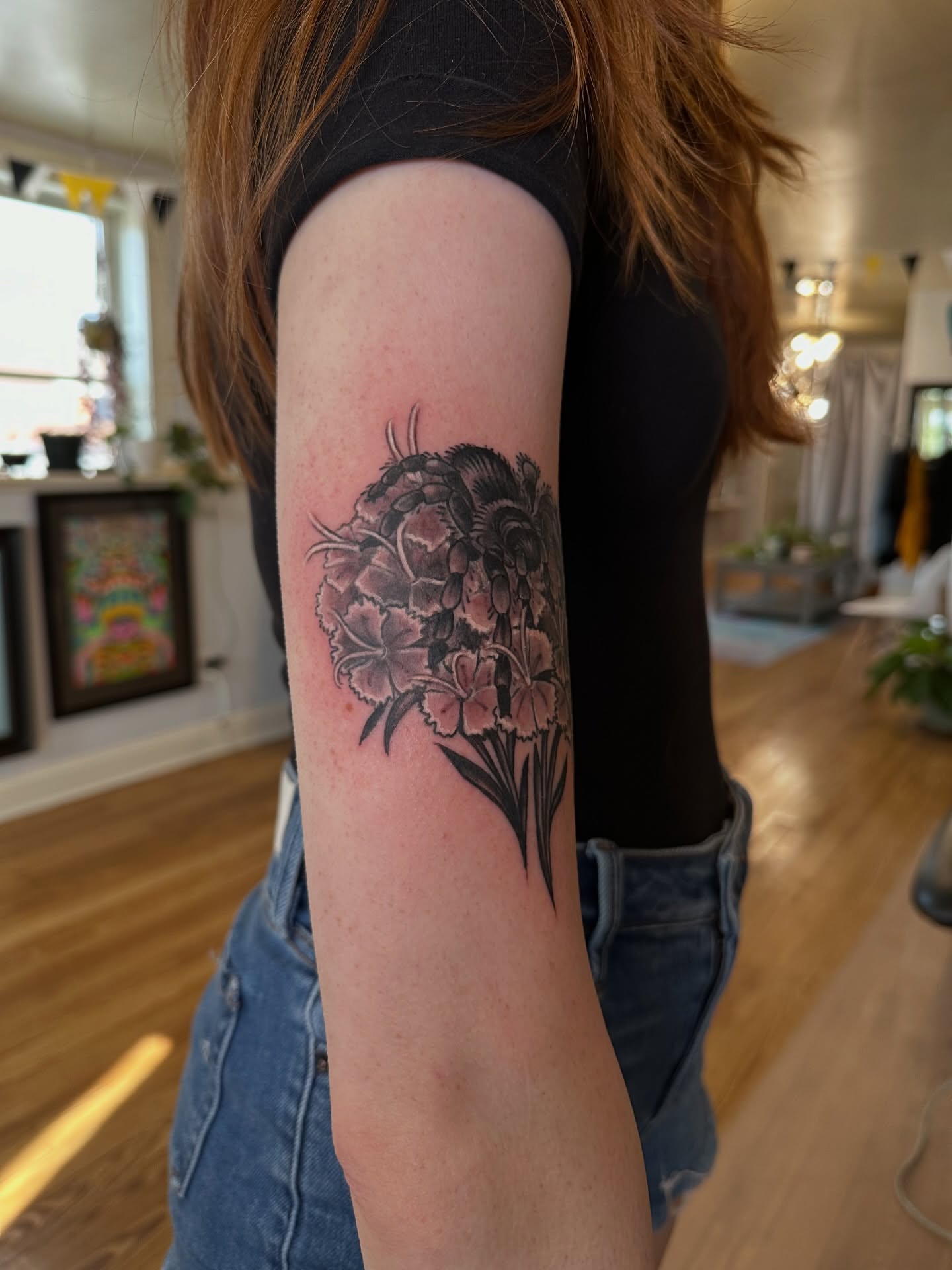 Tattoo by @electricunicorn — black_and_grey